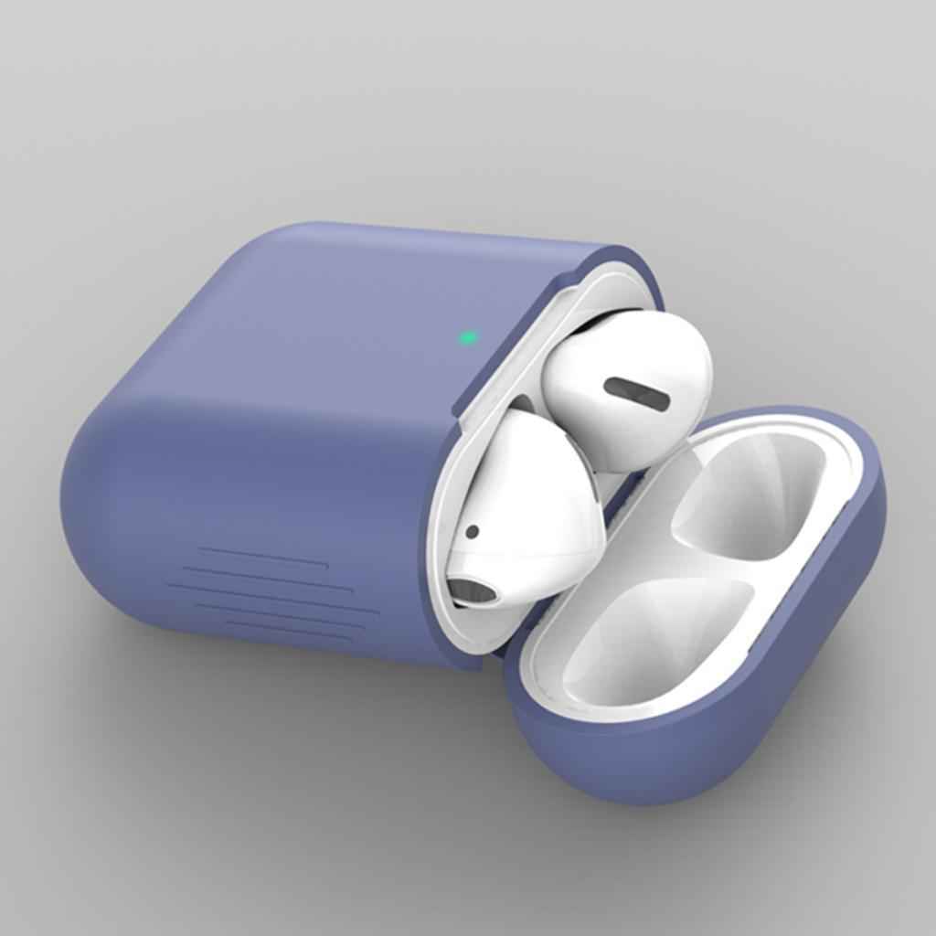 Earphones Protective Cover for Airpods Wireless Earphone Case Midnight blue