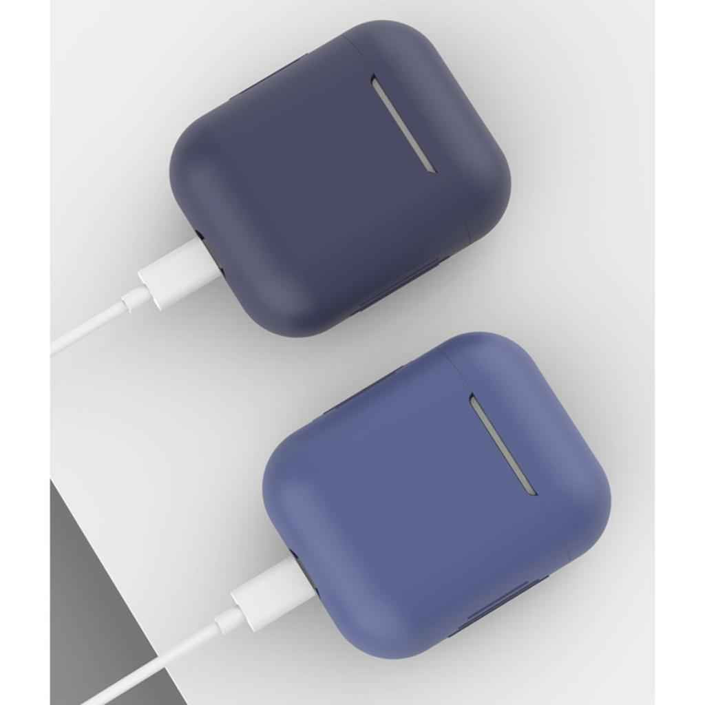 Earphones Protective Cover for Airpods Wireless Earphone Case Midnight blue