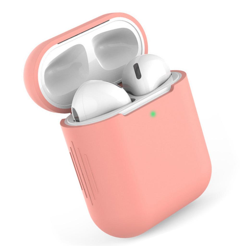 4xEarphones Protective Cover for Airpods Wireless Earphone Case Orange