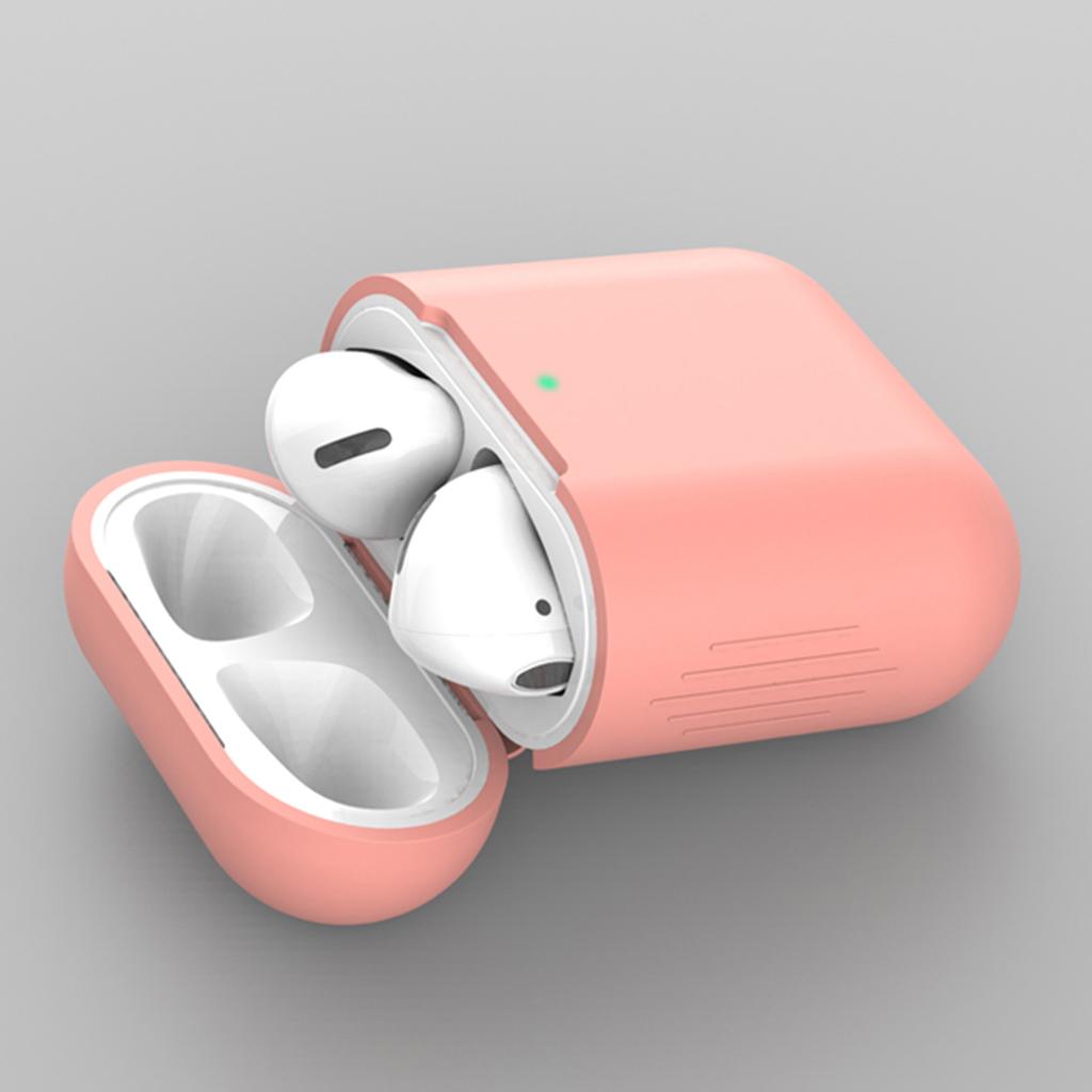 4xEarphones Protective Cover for Airpods Wireless Earphone Case Orange