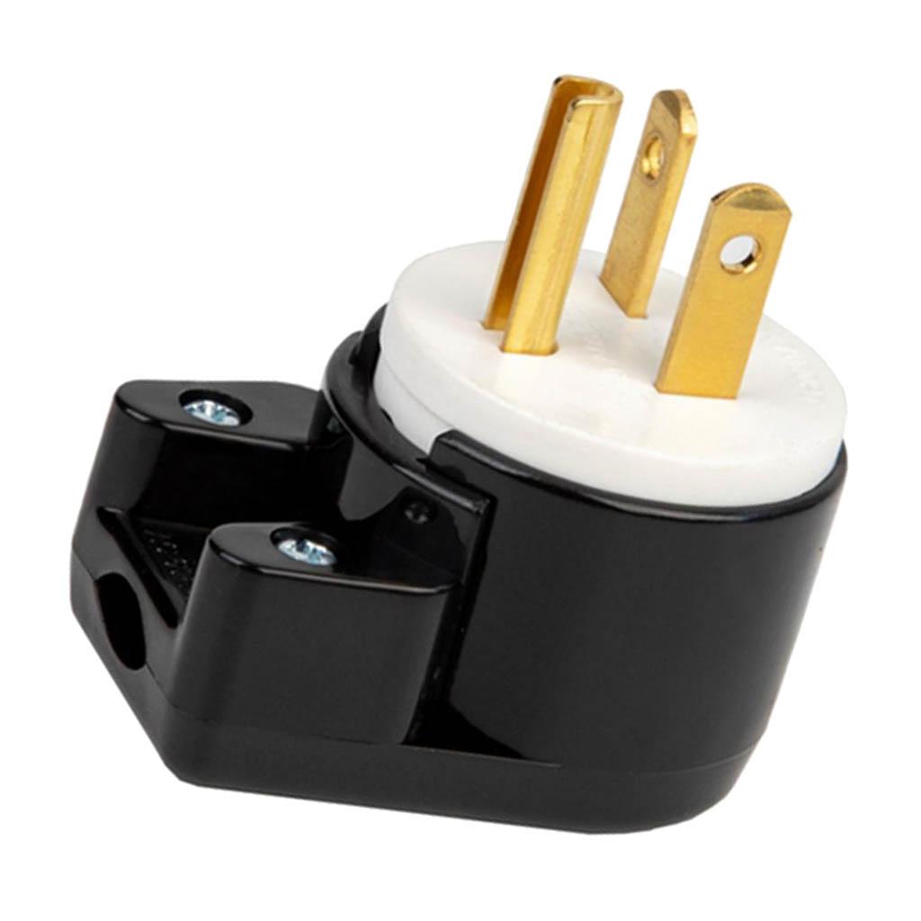 2xNEMA LK7620P 6-20P Grounding Locking Plug, 20A 250V AC, 2 Pole 3 Wire Bend