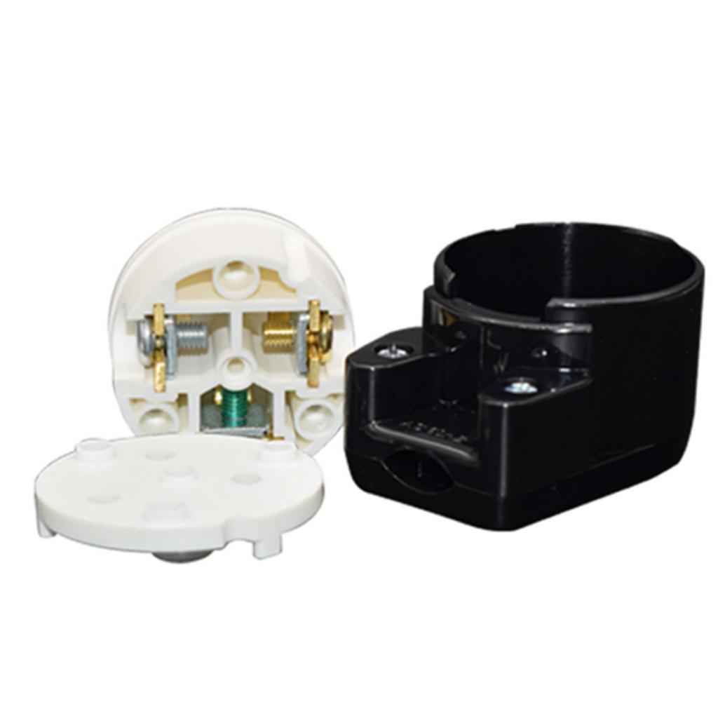 NEMA LK7620P 6-20P Grounding Locking Plug, 20A 250V AC, 2 Pole 3 Wire Bend
