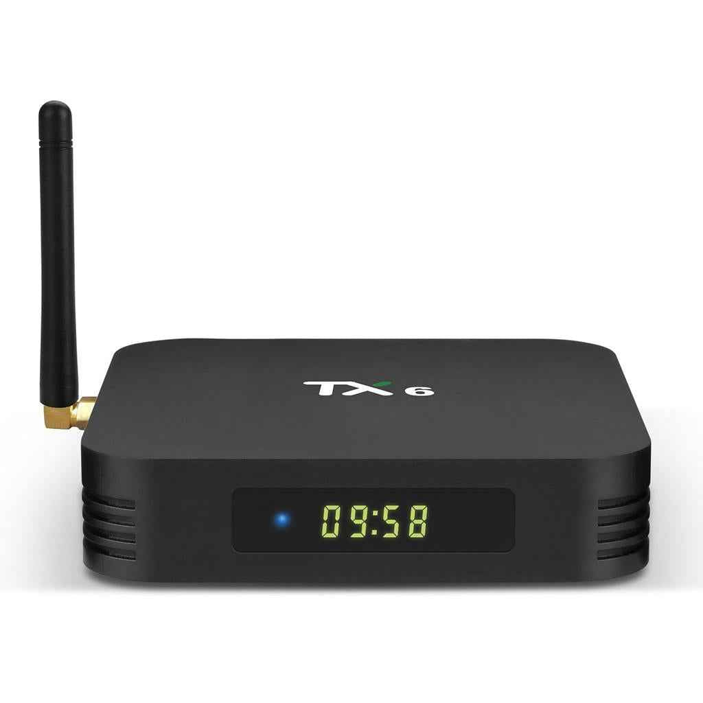 TX6 Android 9.0 TV BOX H6 Quad Core BT 4.1 WiFi 4K 3D Media Player US  2+16G Single Frequency
