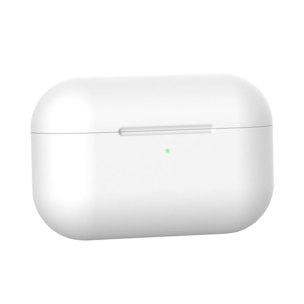 Headphones Case Dustproof Soft Silicone for Apple AirPods Pro  White