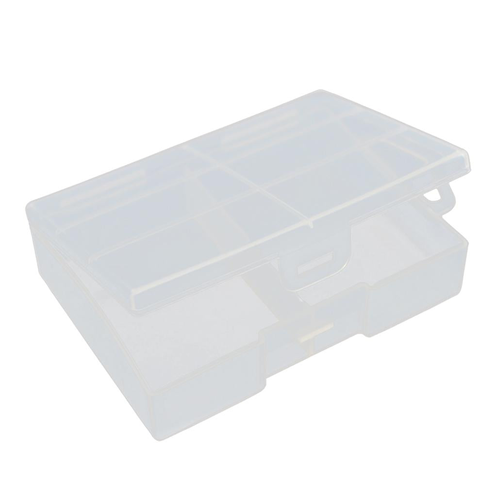 3xClear AA Plastic Battery Storage Case/Organizer/Holder Holds 24x AA