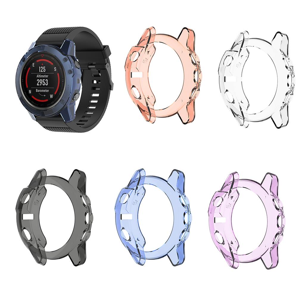 2xSmart Watch Silica Gel Protective Case Cover For garmin fenix 5X Blue