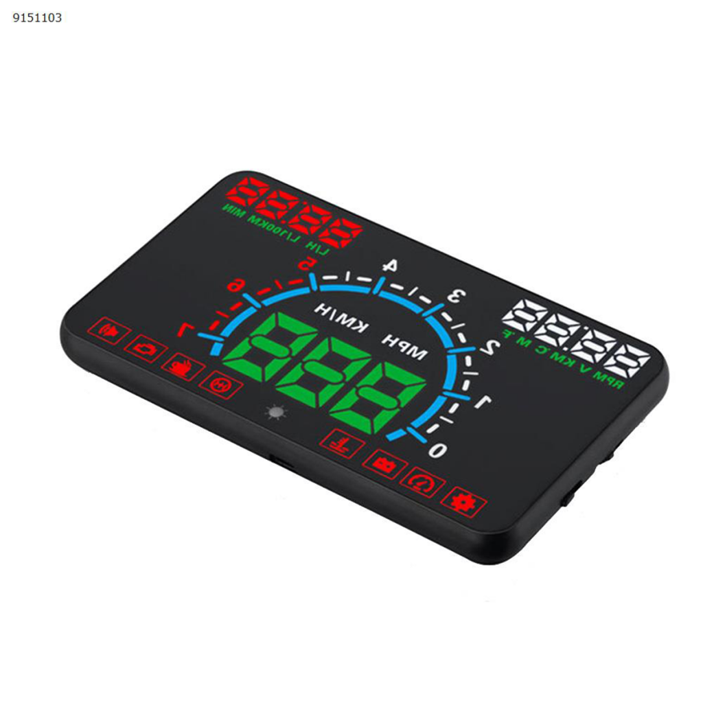 E350 Car Head Up Display Speedometer Windscreen Dashboard Projector RPM KM/h