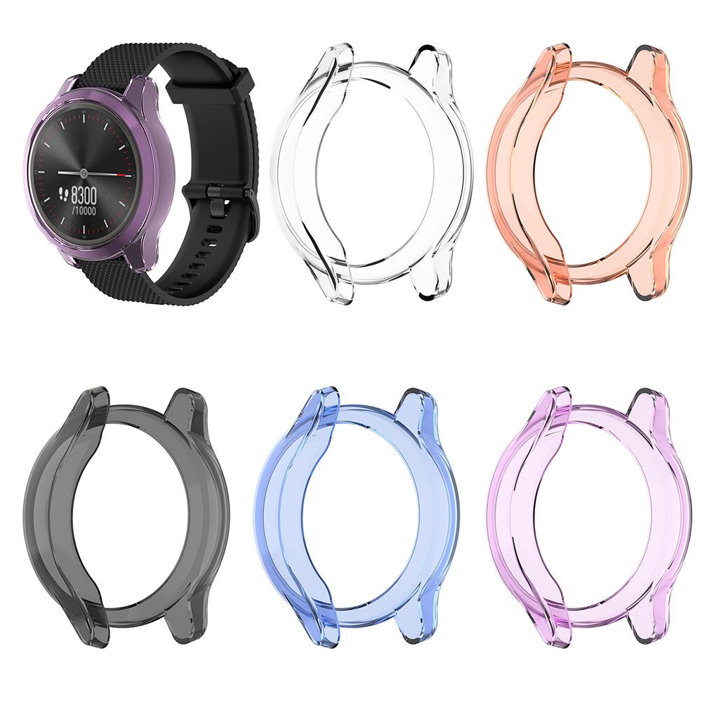4xSmart Watch Protective Cover Casing for Garmin move3/vivomove3 Clear White