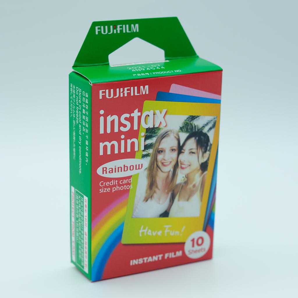 10Sheets Cartoon Rainbow Edge Film Photo Paper For Fujifilm Instax 7/8/9/10