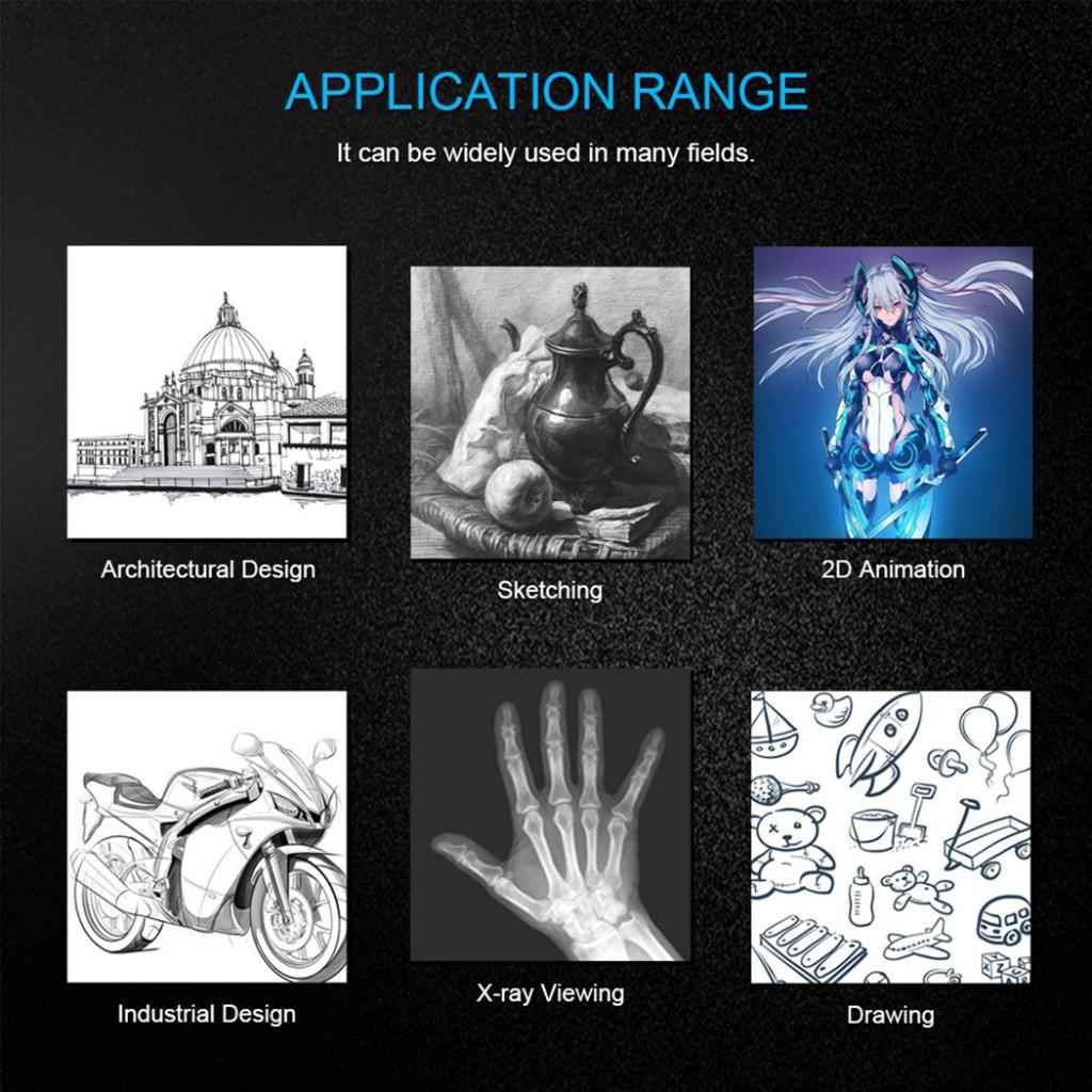 A5 Dimmable LED Slim Art Craft Drawing Tracing Tattoo Light Box Pad Board