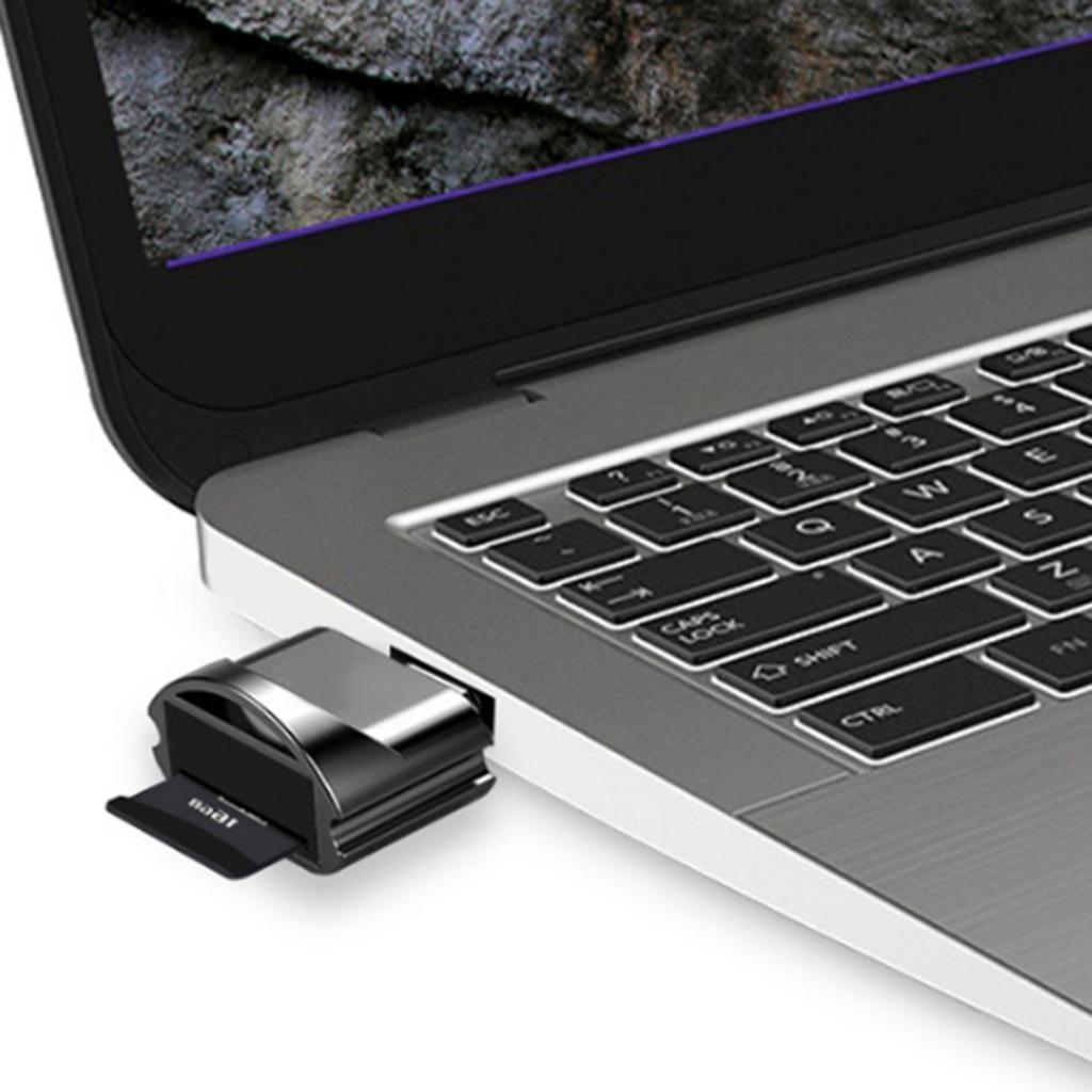 2xUSB 3.1 SD/ TF OTG Memory Card Reader Type C Adapter for Samsung Macbook Golden