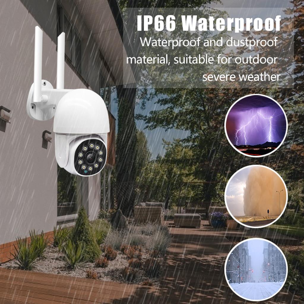 10 LEDs Wifi IP Camera 1080P Outdoor Waterproof Security Camera AU Plug