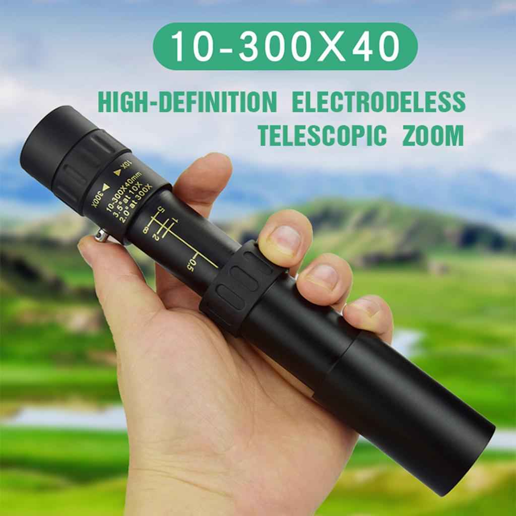 4K 10-300X40mm Zoom Monocular Telescope BAK4  1pc  Monocular