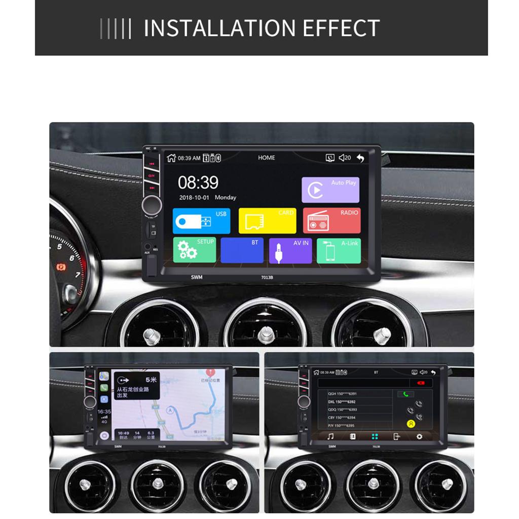 7 inch HD Touch Screen Car Stereo MP5 Player FM/USB/AUX/Bluetooth FM Radio