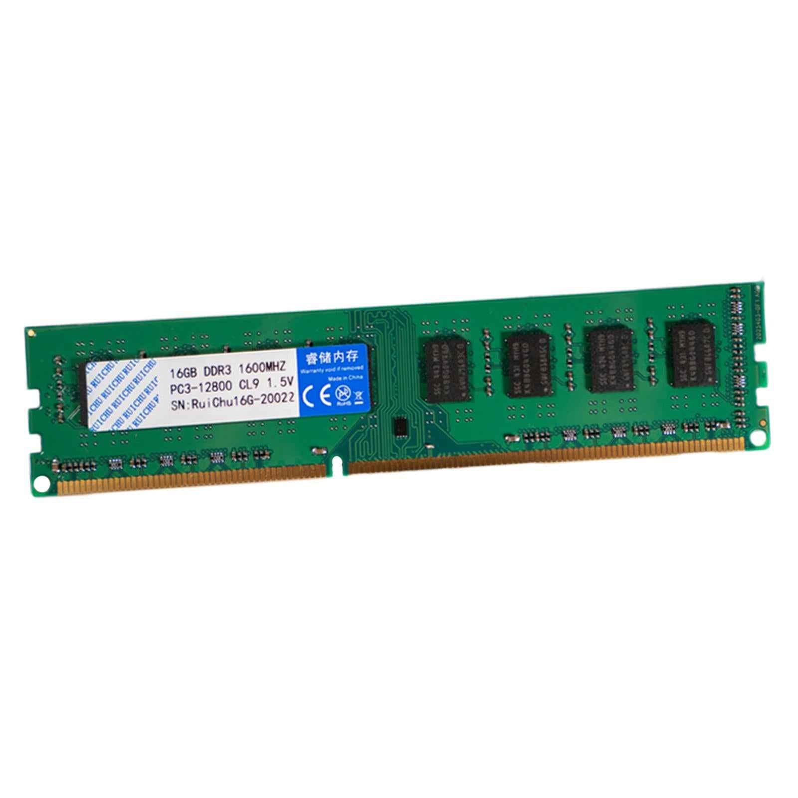 16G DDR3 PC3-12800U 1600MHz AMD Motherboard Memory RAM 240Pin Memory Module