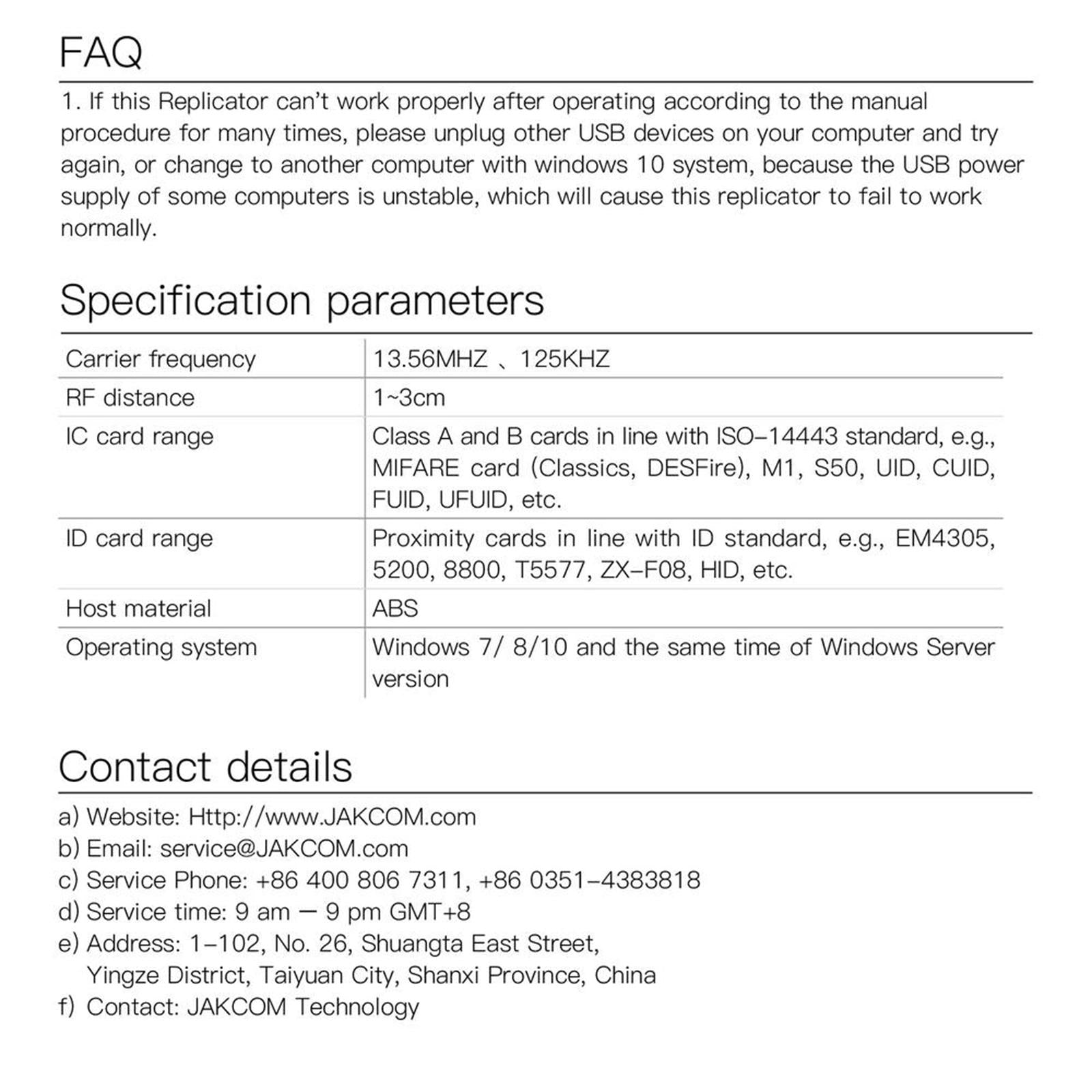 CD2 RFID Replicator 125KHz 13.56 MHz Frequency RFID Copier