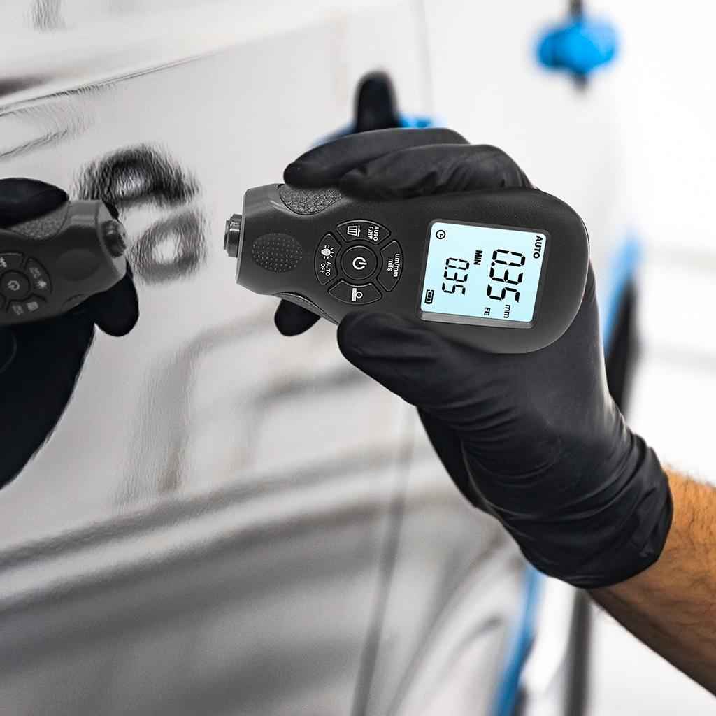 HW-300 Coating Thickness Gauge for Car Digital Paint Meter Black Accessories