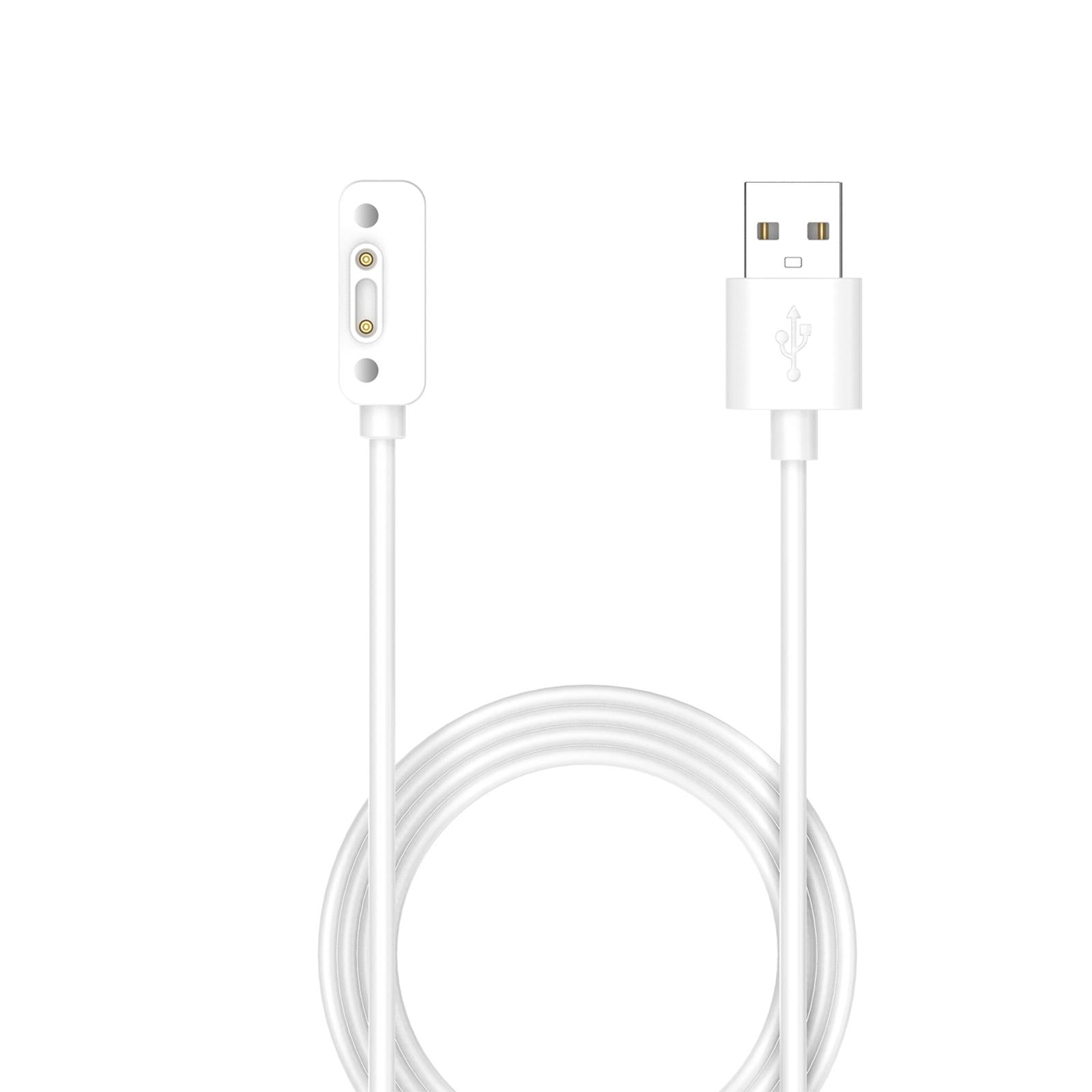 2xSmart Watch Replacement Magnetic Charging Cable Suitable for 3C/4C/4PRO/2S White