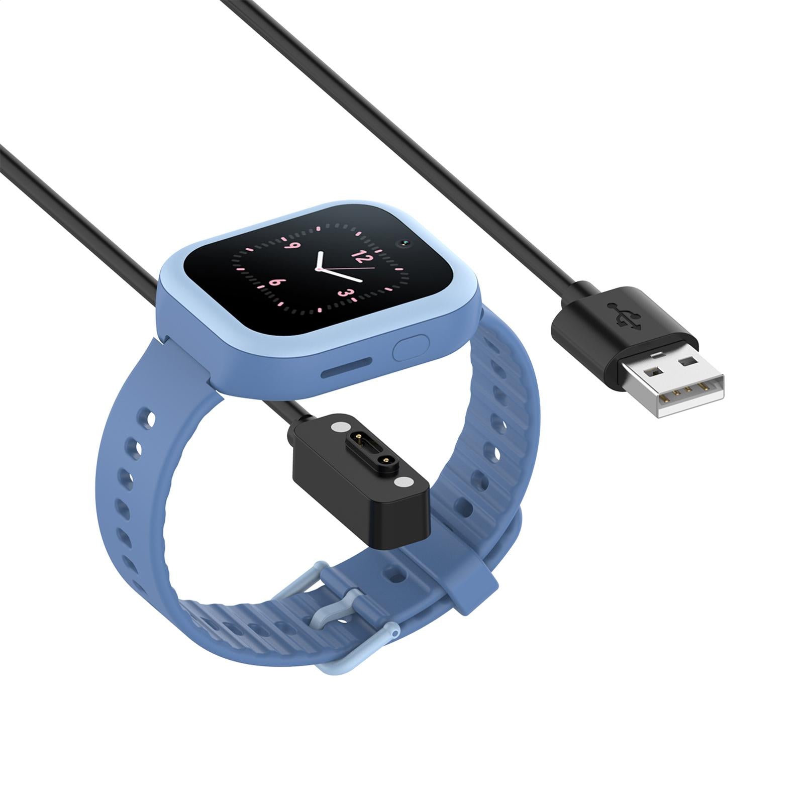 2xSmart Watch Replacement Magnetic Charging Cable Suitable for 3C/4C/4PRO/2S Black