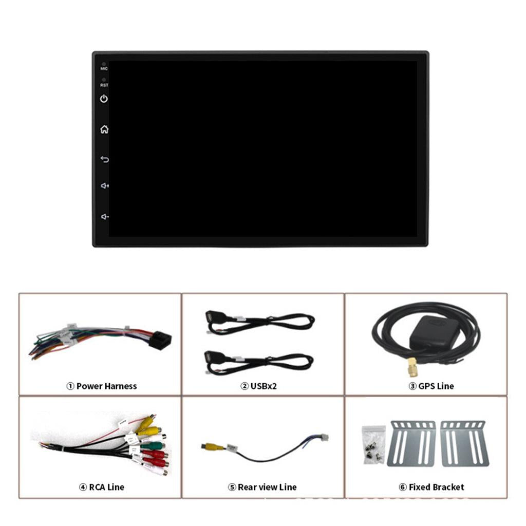 Universal 2DIN Android 8.1 Car Radio GPS Navigation Audio Stereo Player