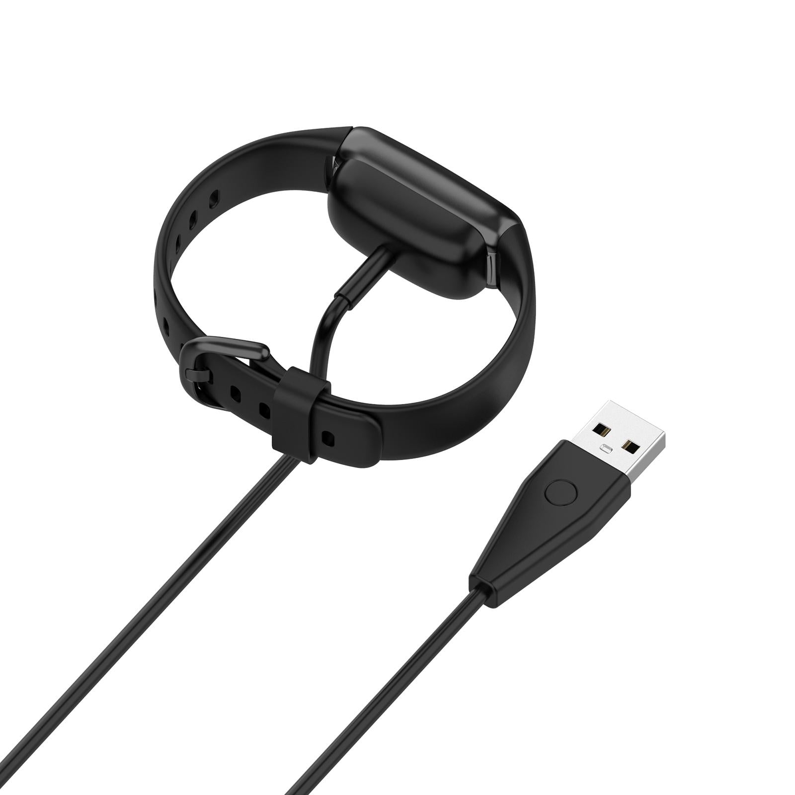 3x1PC Magnetic USB Charging Cable for Luxe Smart Watch  1M with Reset Button
