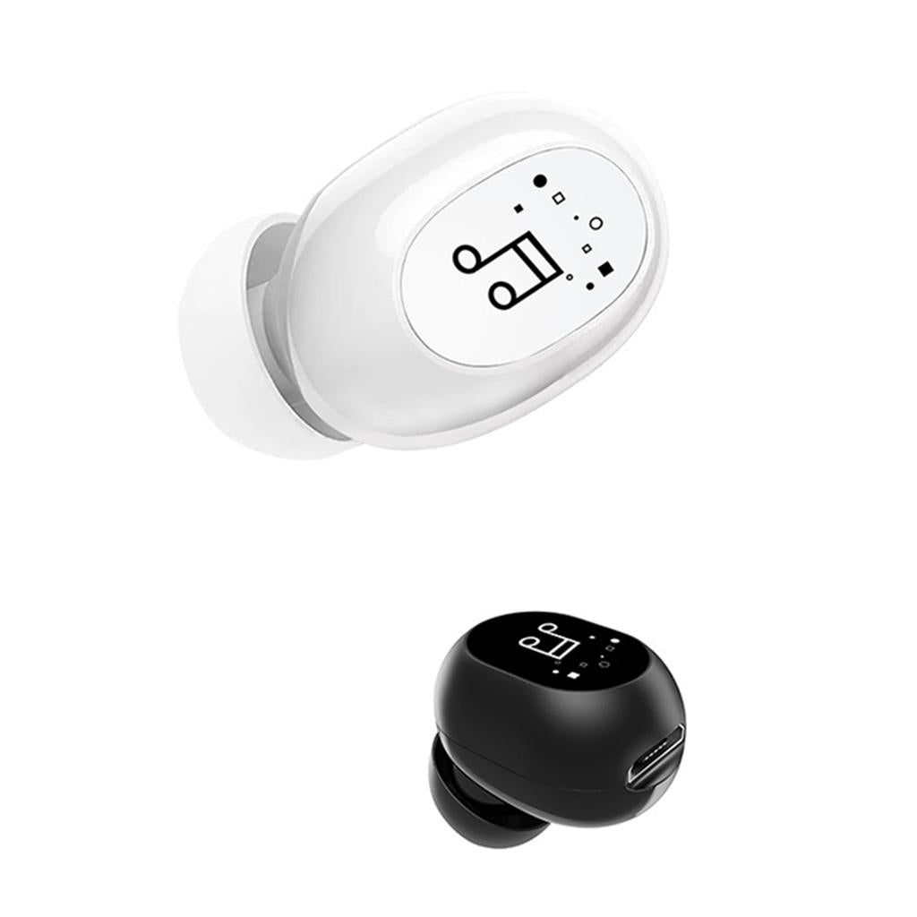 4xMini In-Ear Wireless Earphone Headset Touch Control for Phones Hiking Black