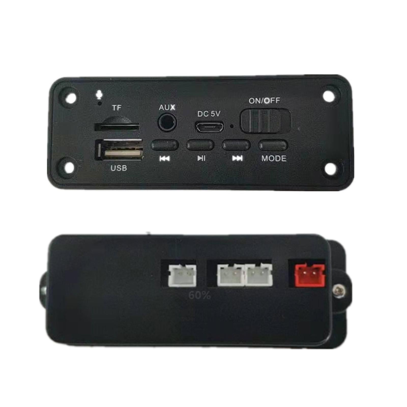 MP3 Decoder Board 5V AUX Input Player Support MP3 USB TF Card Function