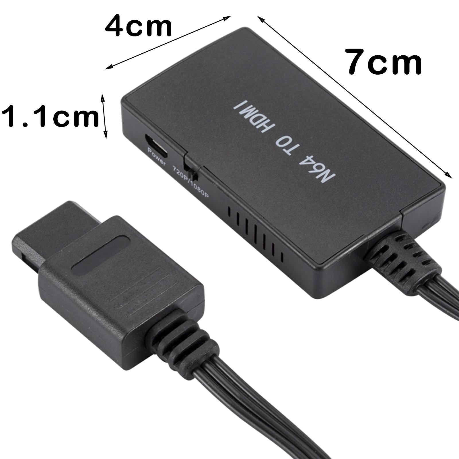 N64 To HDMI Converter Adapter HD Link Cable Parts for N64 Consoles