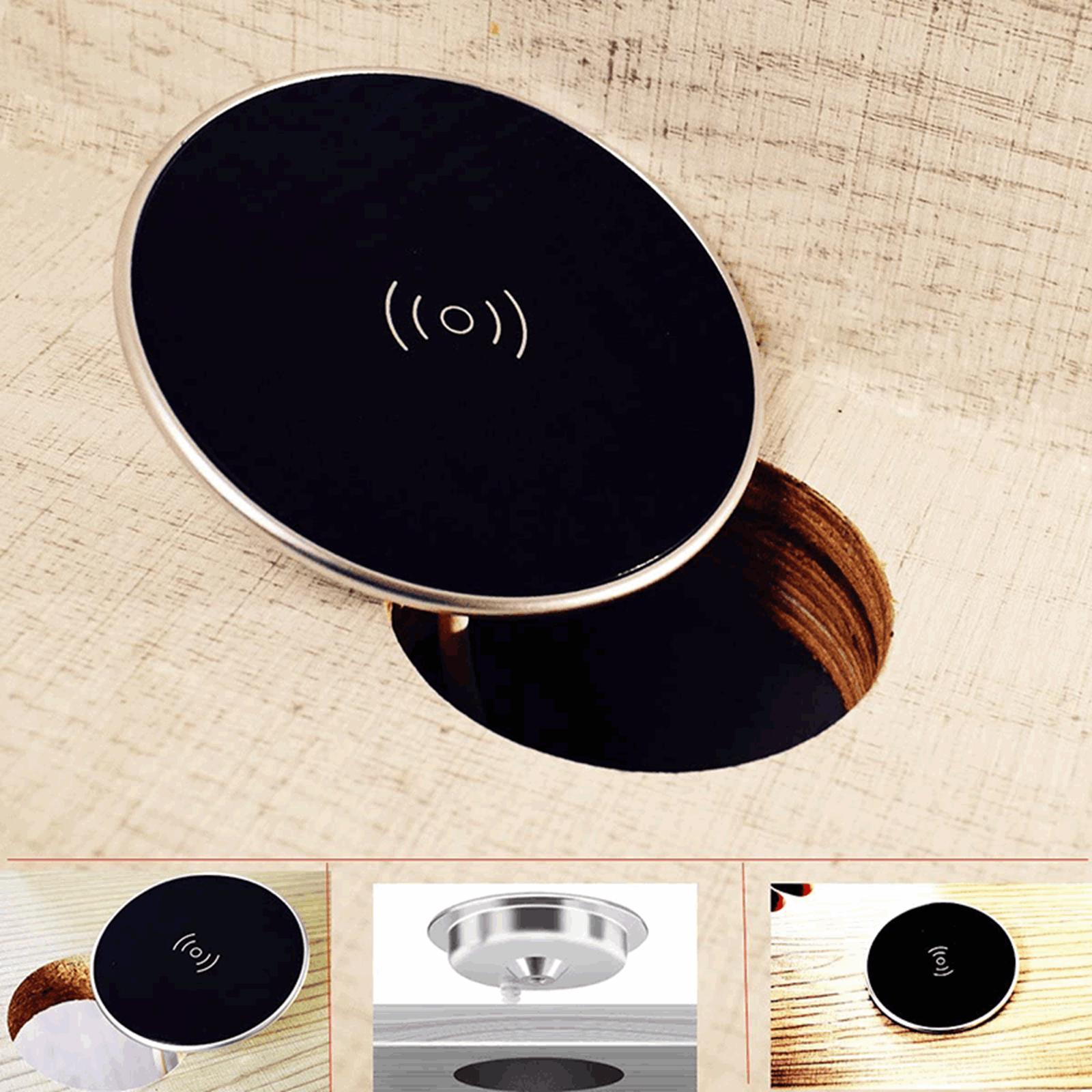 Embedded Wireless Charger Desktop Device Space Charging Restaurant Bedside