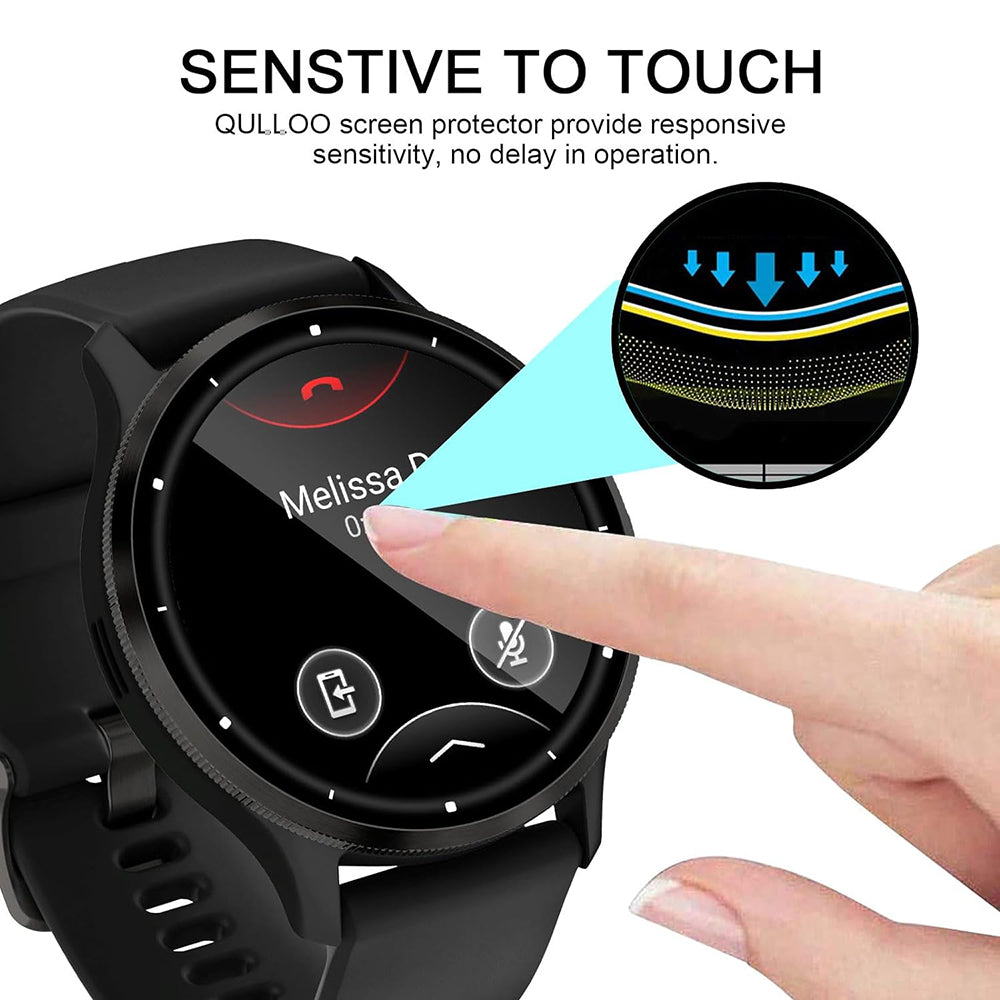 For Garmin Venu 3 Dustproof 3D Curved Film High Touch Sensitive PET Watch Screen Protector