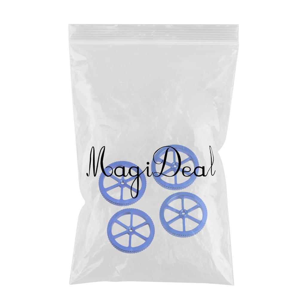 Blue 3D Printer Aluminum Hand Twist Leveling Nut Knobs Wheels for Ender 3 5