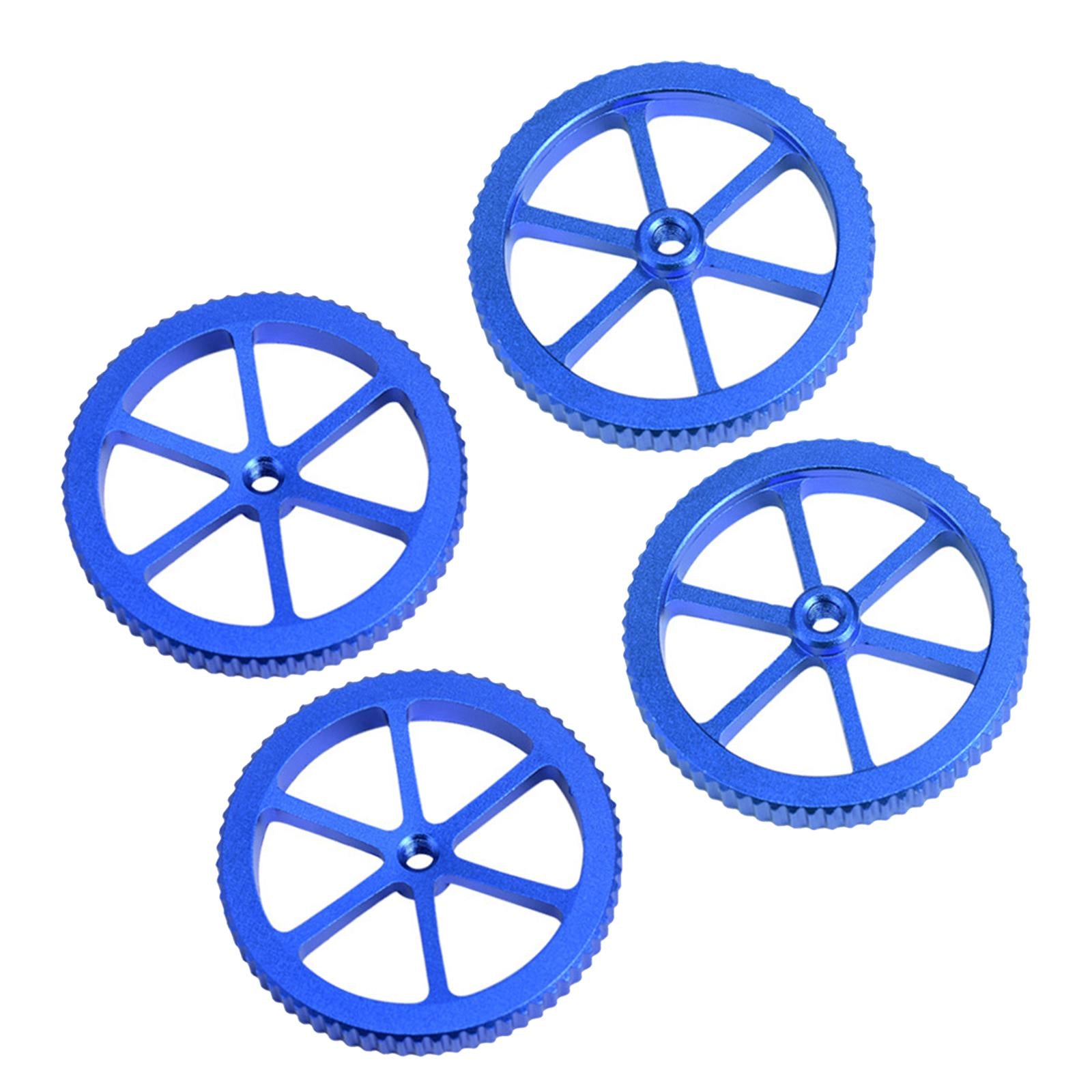 Blue 3D Printer Aluminum Hand Twist Leveling Nut Knobs Wheels for Ender 3 5