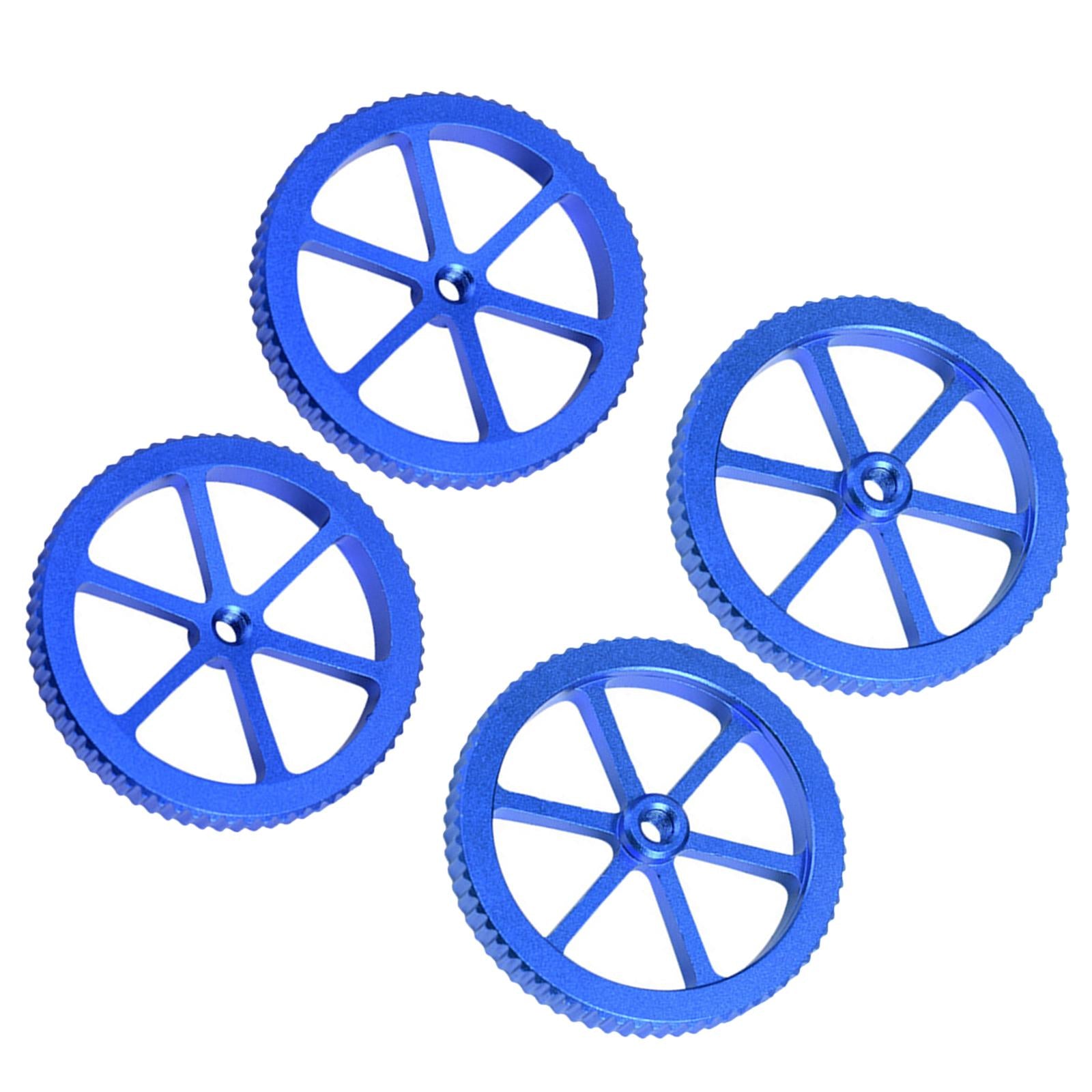 Blue 3D Printer Aluminum Hand Twist Leveling Nut Knobs Wheels for Ender 3 5