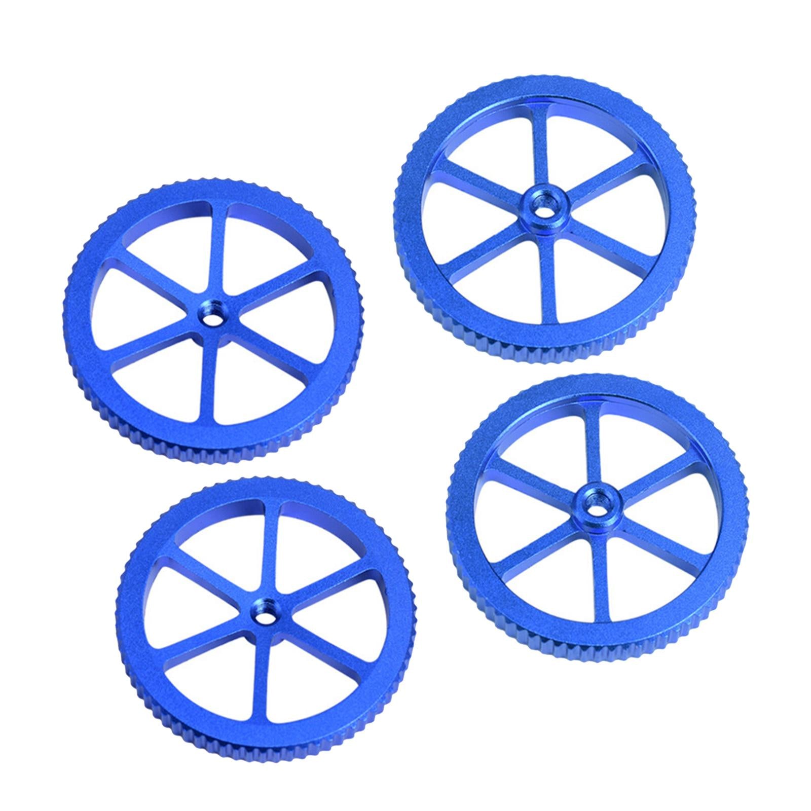 Blue 3D Printer Aluminum Hand Twist Leveling Nut Knobs Wheels for Ender 3 5