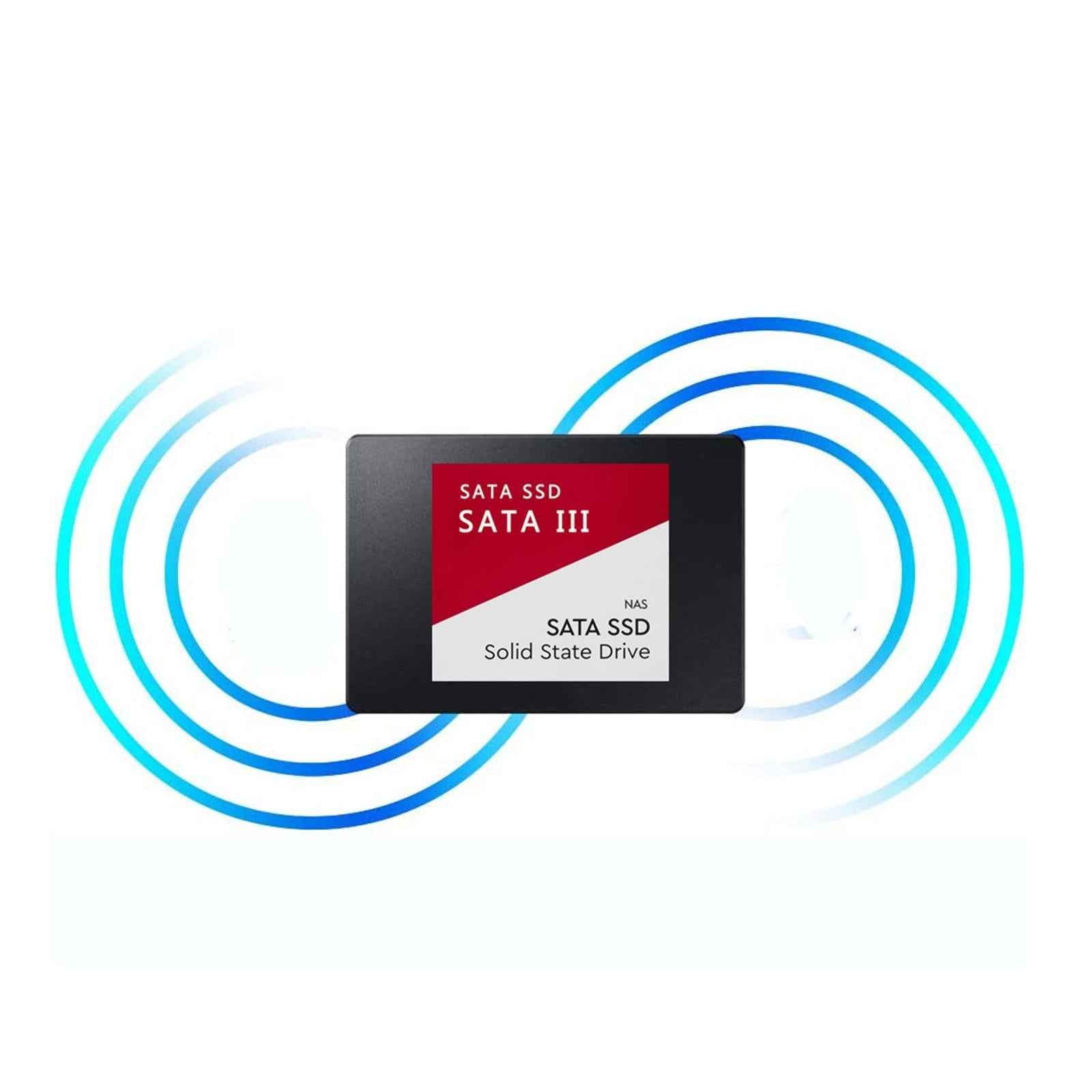 2.5 inches SATA 3.0 SSD Internal Solid State Drive for PC Laptop Red 64GB