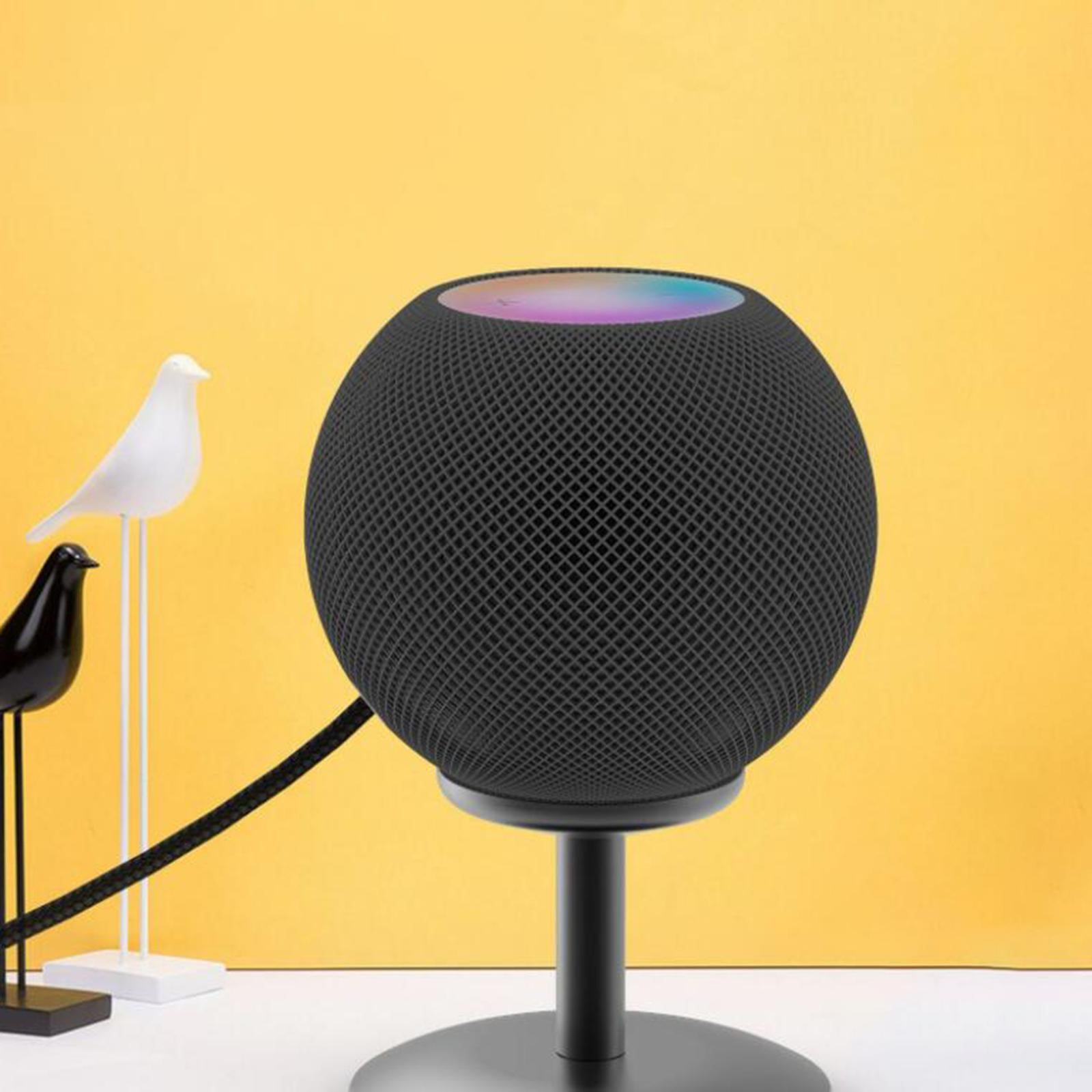 Desktop Stand Anti-Slippery Dock Stable for Homepod Mini Living Room Black