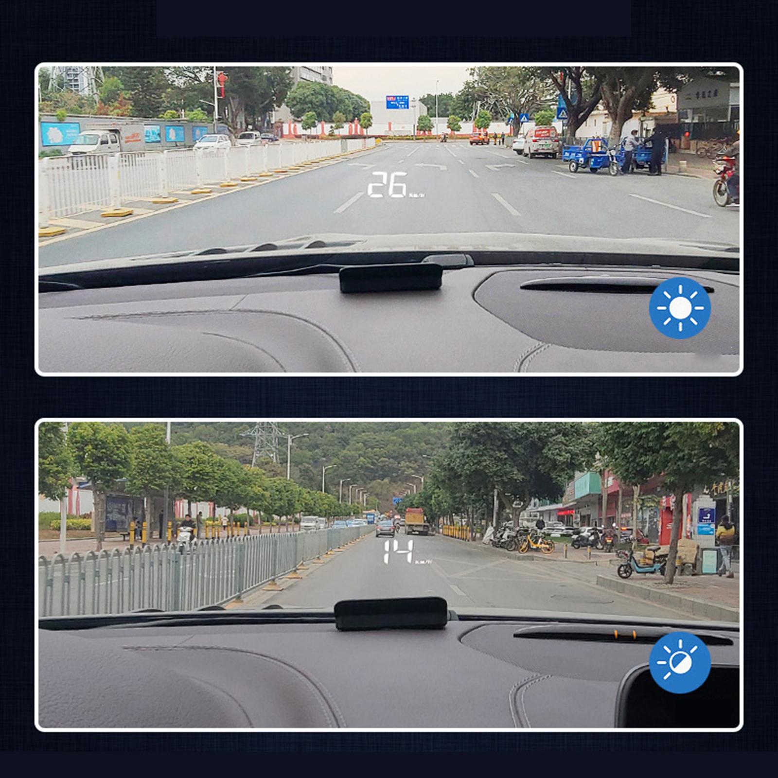 Car 3.5inch Satellite Head up Display HUD for OBD HD Windshield Projector