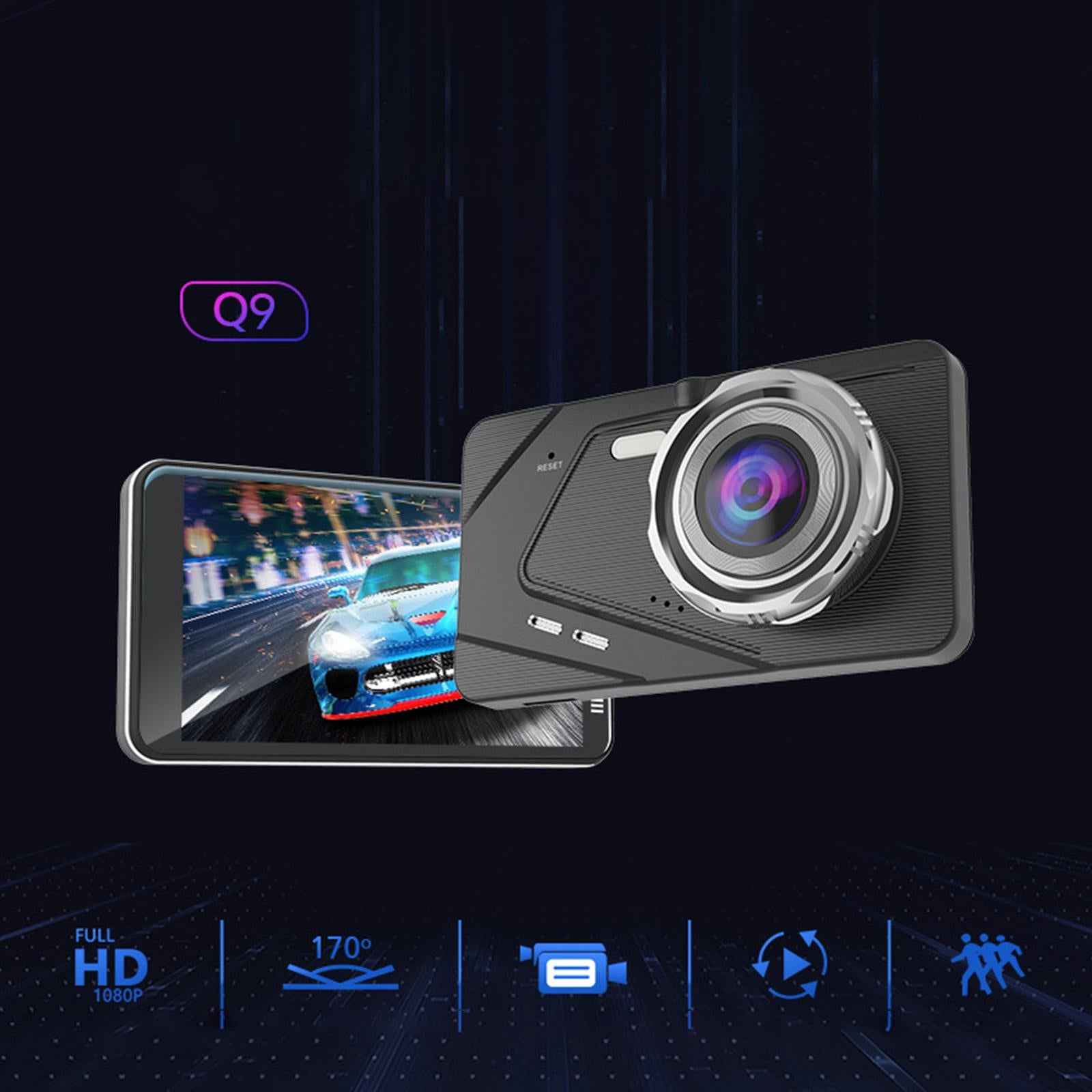 4 in Screen Dual cam Loop Recording for Parking Monitor Vehicles Cars