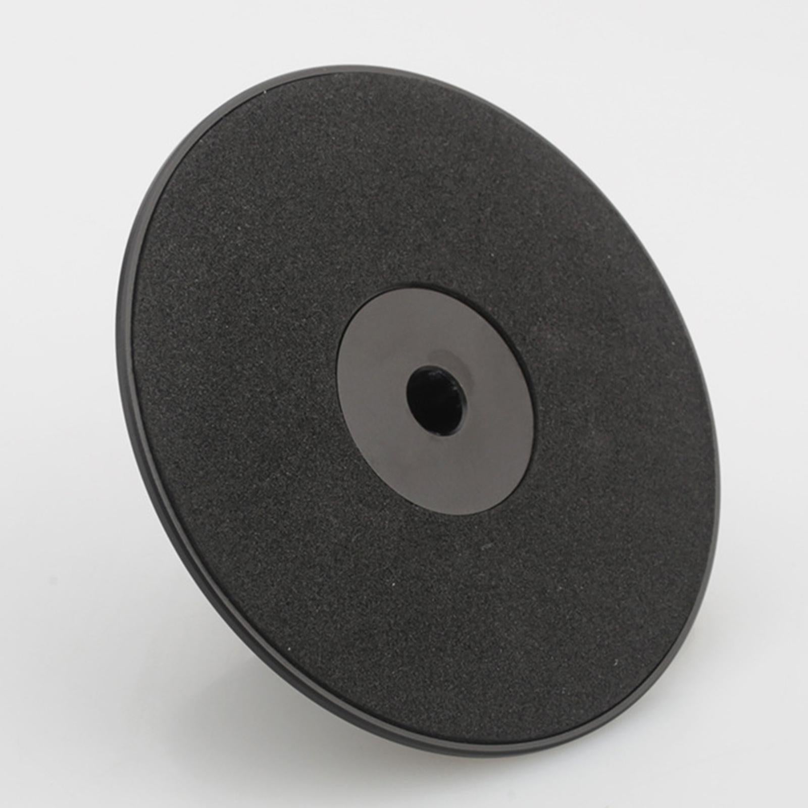 Disc Stabilizer Aluminium Alloy Clamp Record Weight for Player Chassis Black