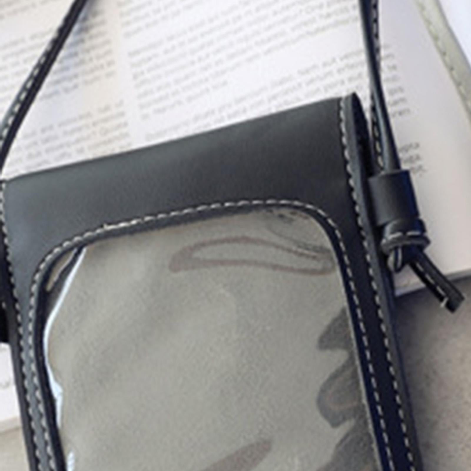 Crossbody Shoulder Bag Card Slots Lightweight for phone Lady Female black