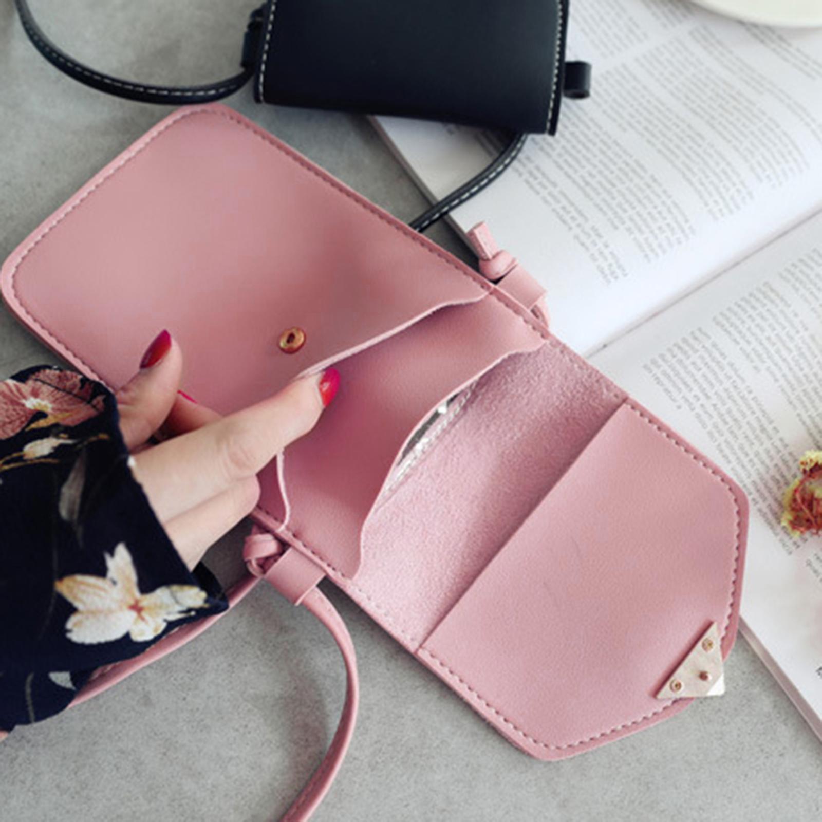 Crossbody Shoulder Bag Card Slots Lightweight for phone Lady Female gray