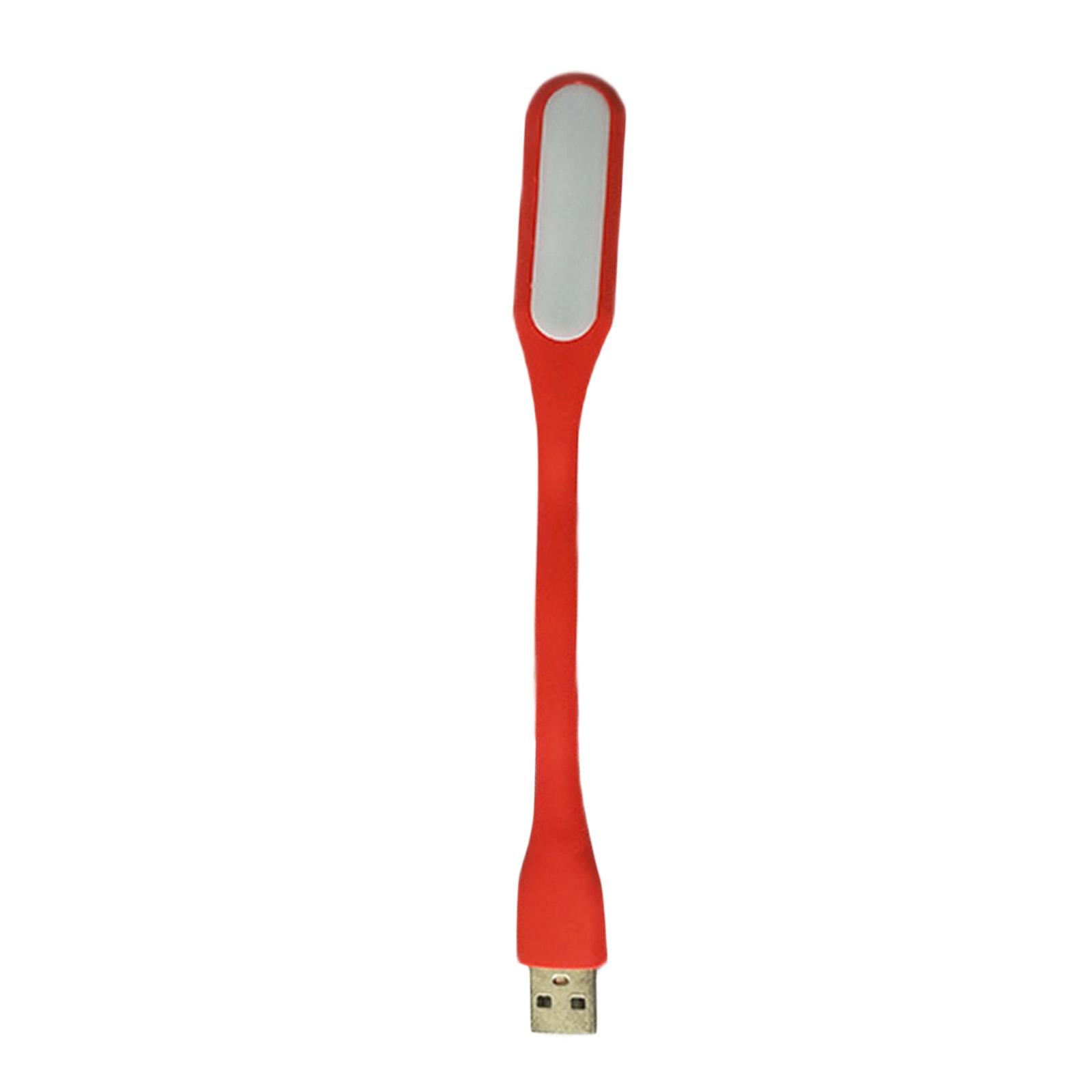 3xFlexible LED Light Lamp Portable Adjustable for Laptop Eye Care red