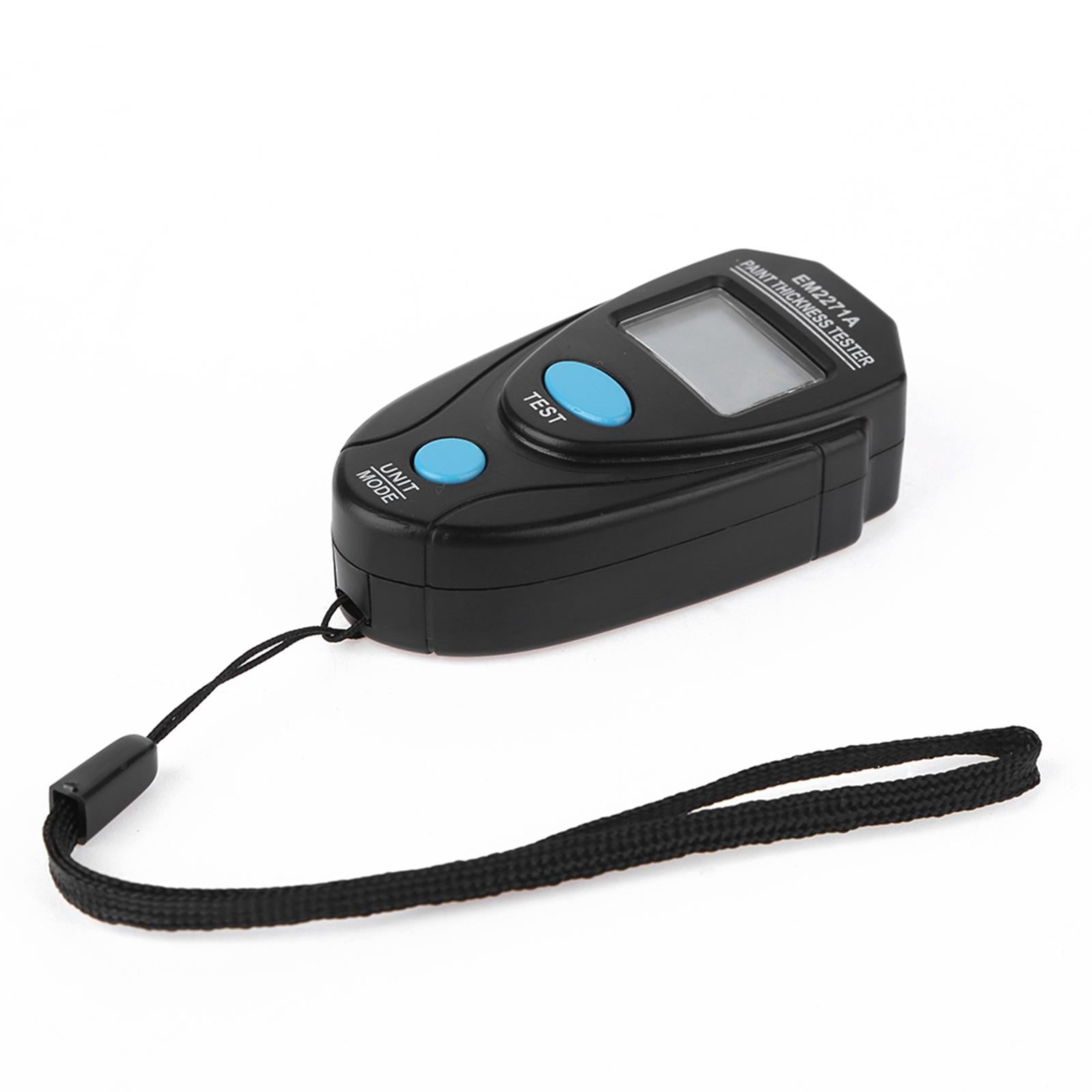 Digital Coating Thickness Gauge Paint Meter Instrument 0-80Mil for Car Black