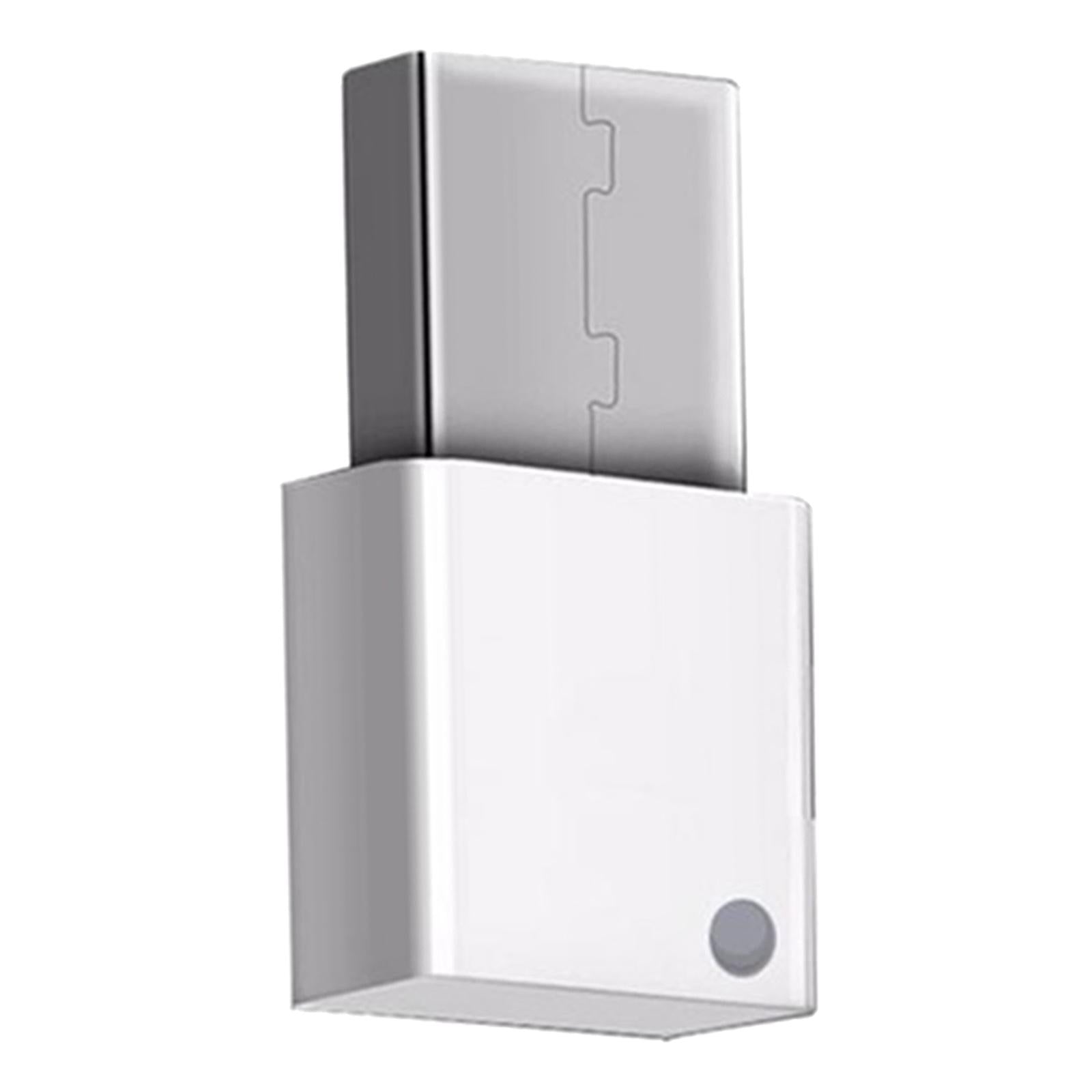 Bluetooth 5.0 USB Adapter Mini Wireless Dongle Transfer for Car TV white