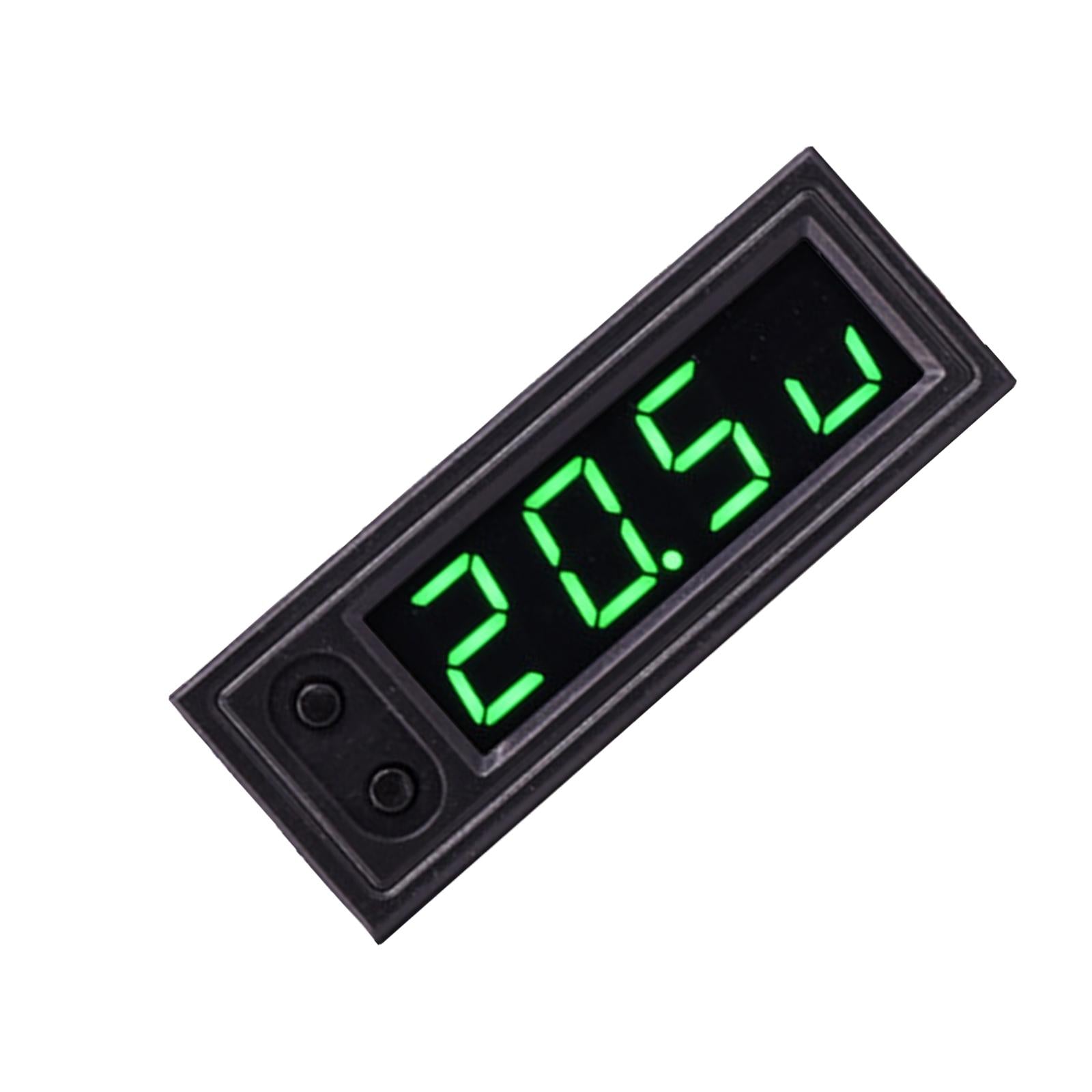 Car Clock Temperature Voltage Monitor Panel Meter Professional Replaces DIY