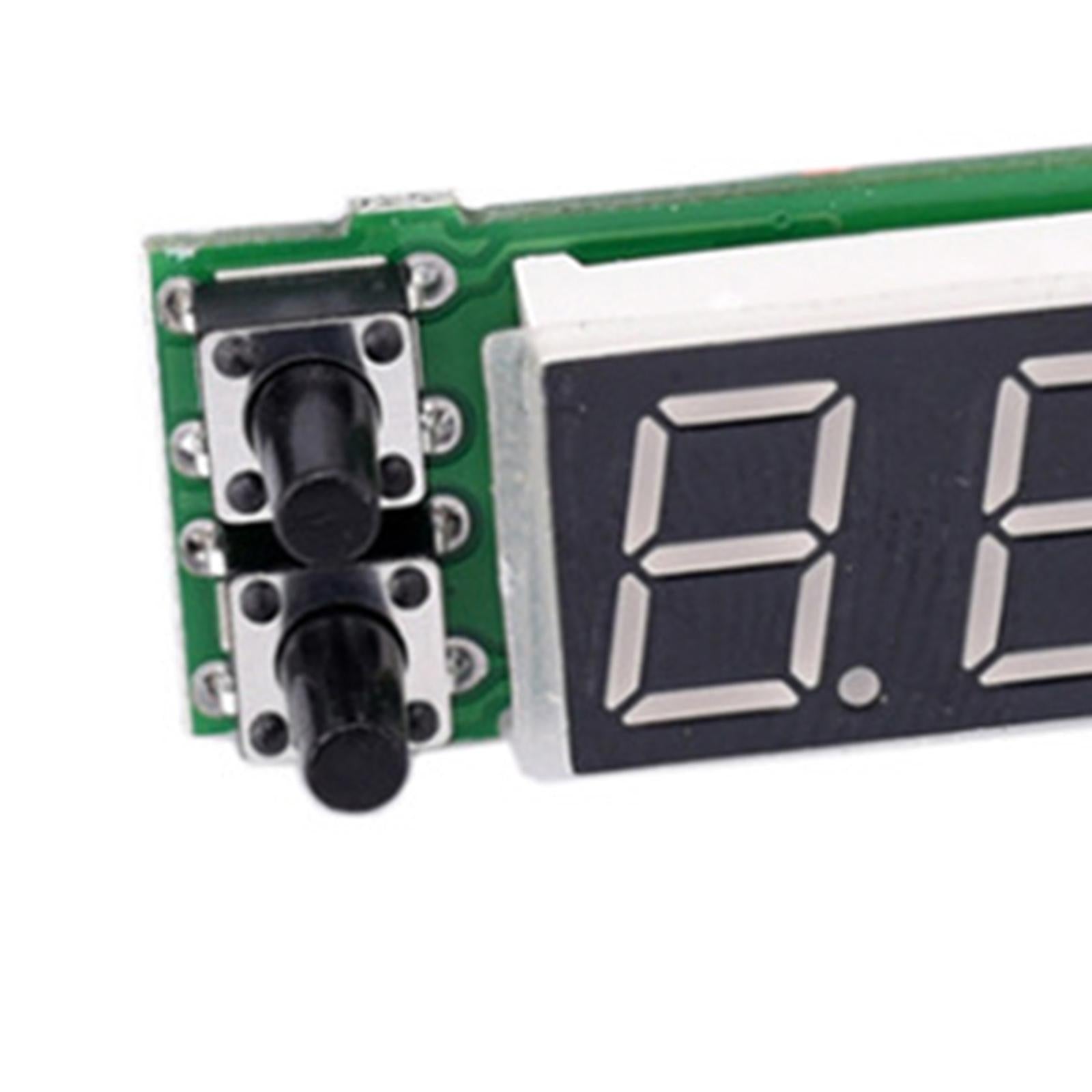 Car Clock Temperature Voltage Monitor Panel Meter Professional Replaces DIY