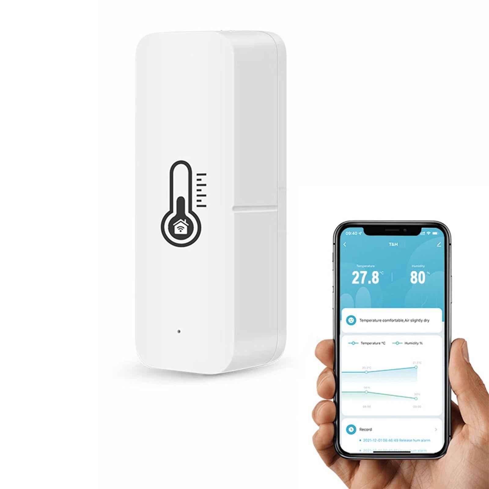 Tuya WiFi Smart Temperature & Humidity Sensor APP Control Alexaa Indoor