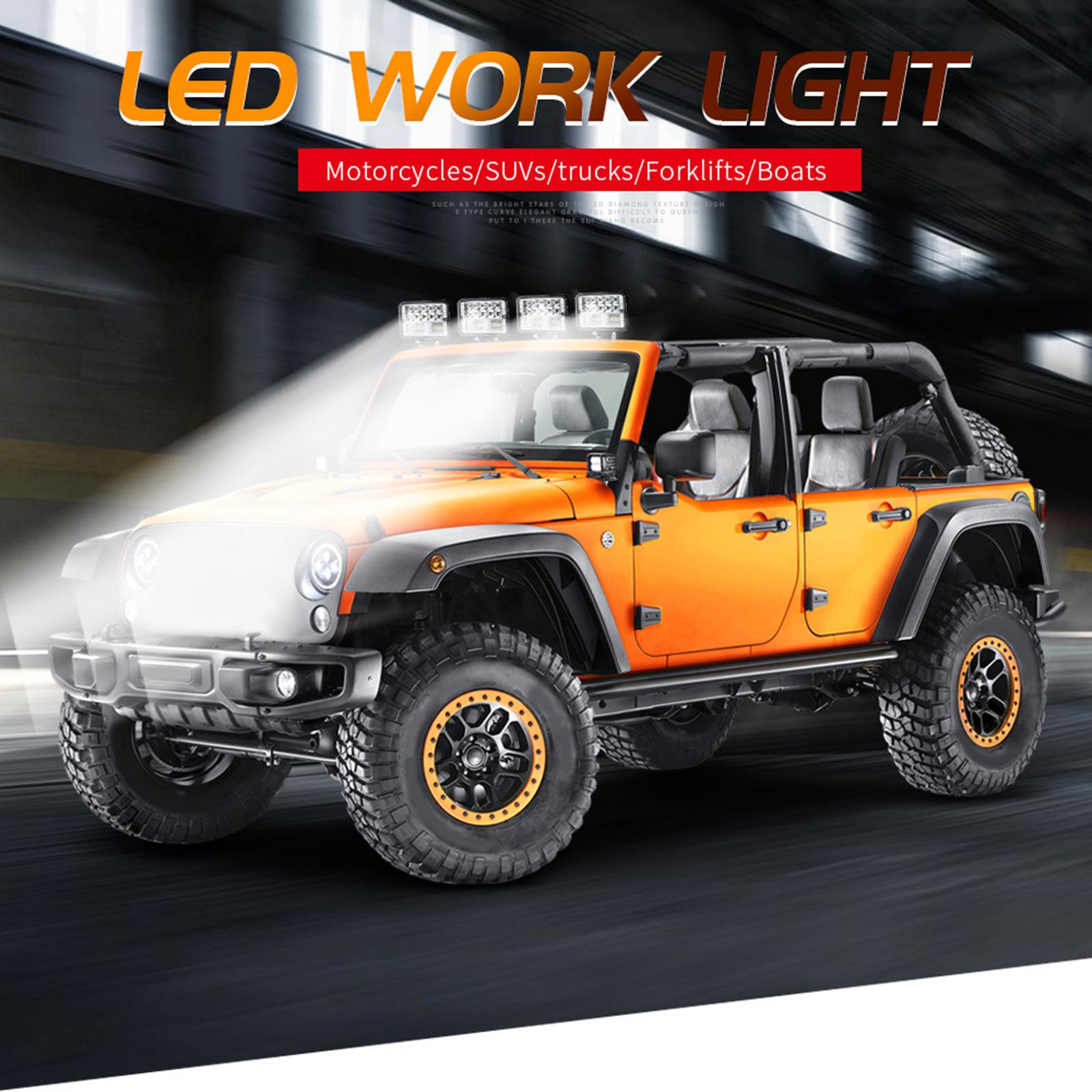 Truck LED Spotlight 78W 6000K 6000LM IP67 Waterproof for Motorbike Boat