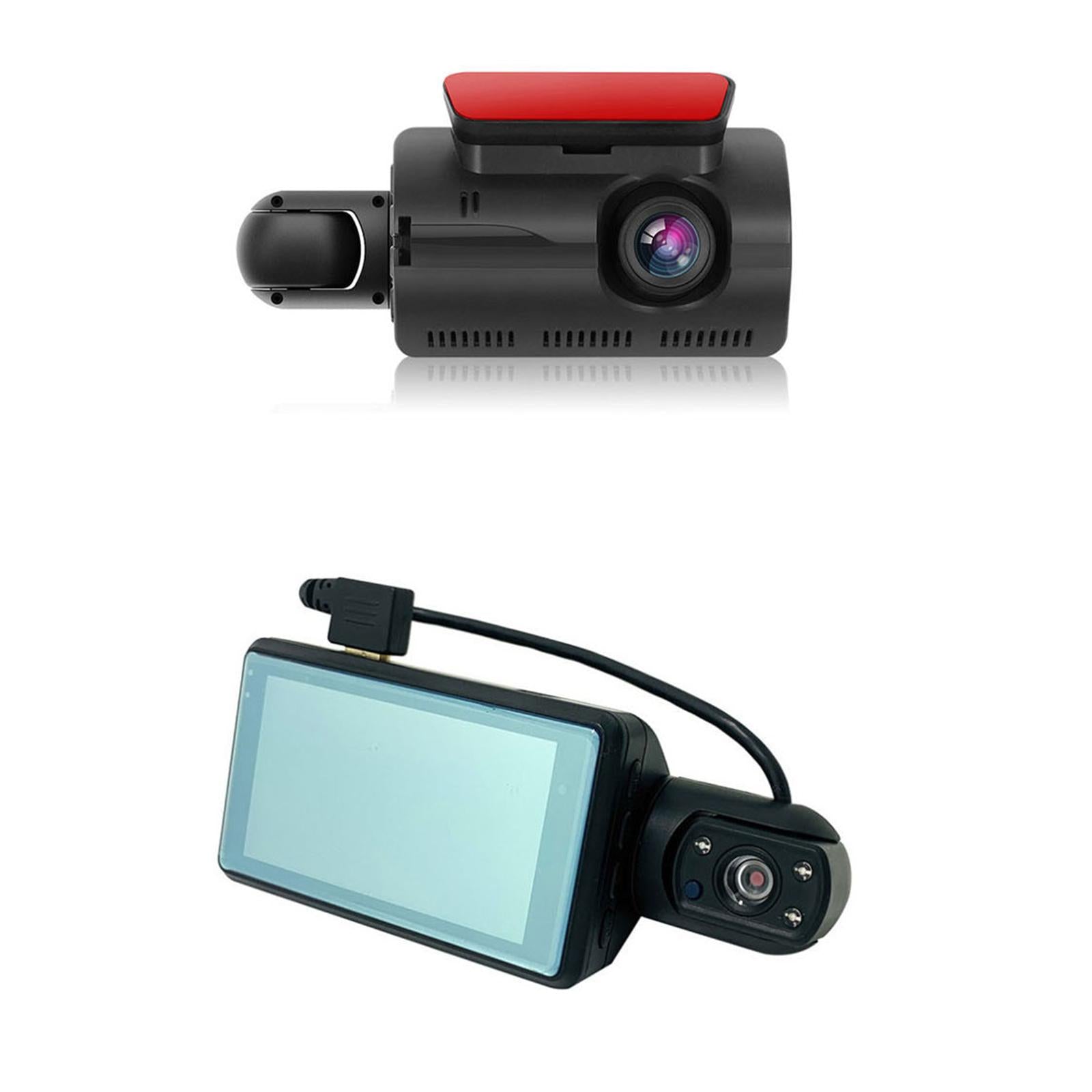 Dual Lens Car cam Recorder with 360-Degree Rotating Lens with IR for Taxi