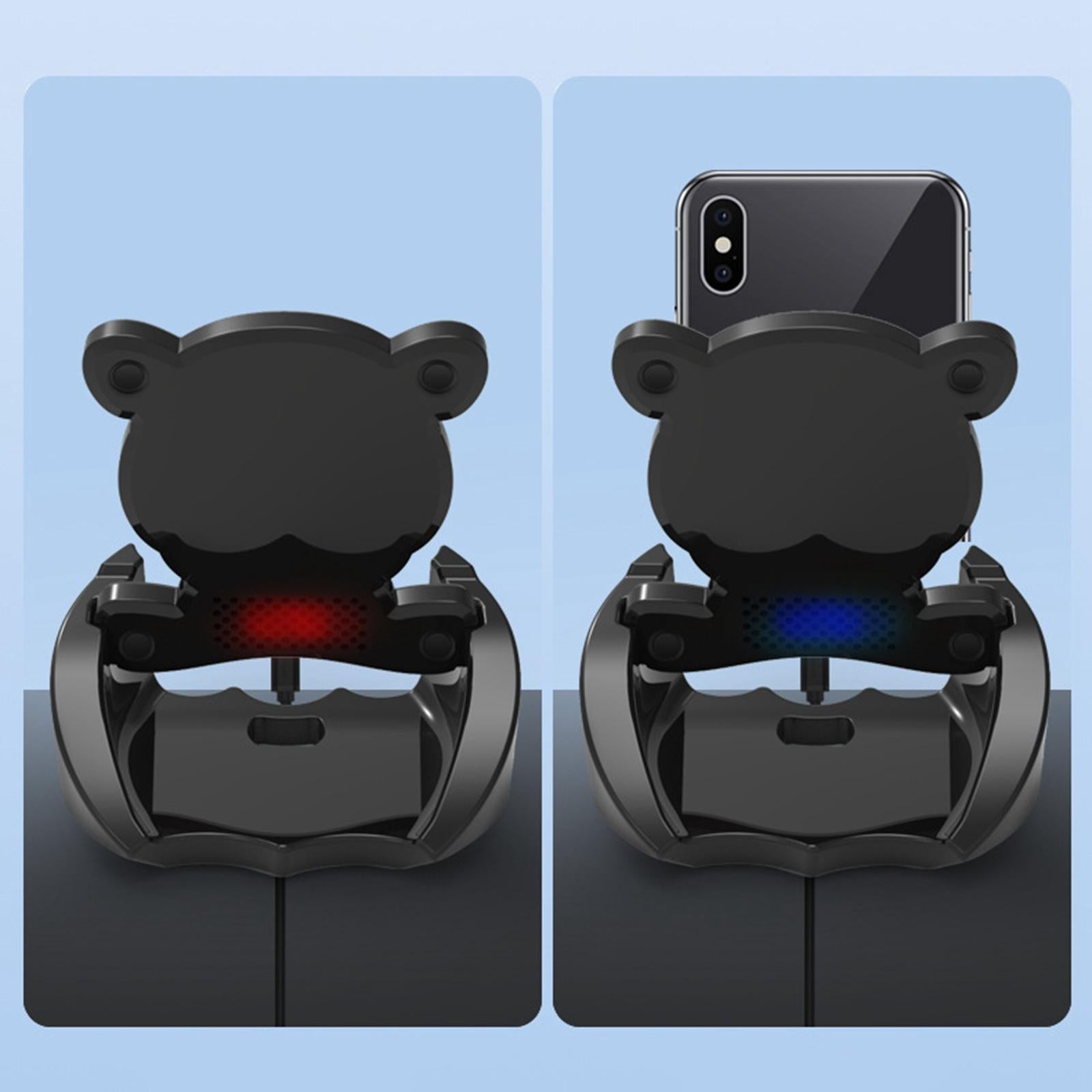 Desktop Vertical Wireless Charging Stand Fast Charge Phone Holder Black